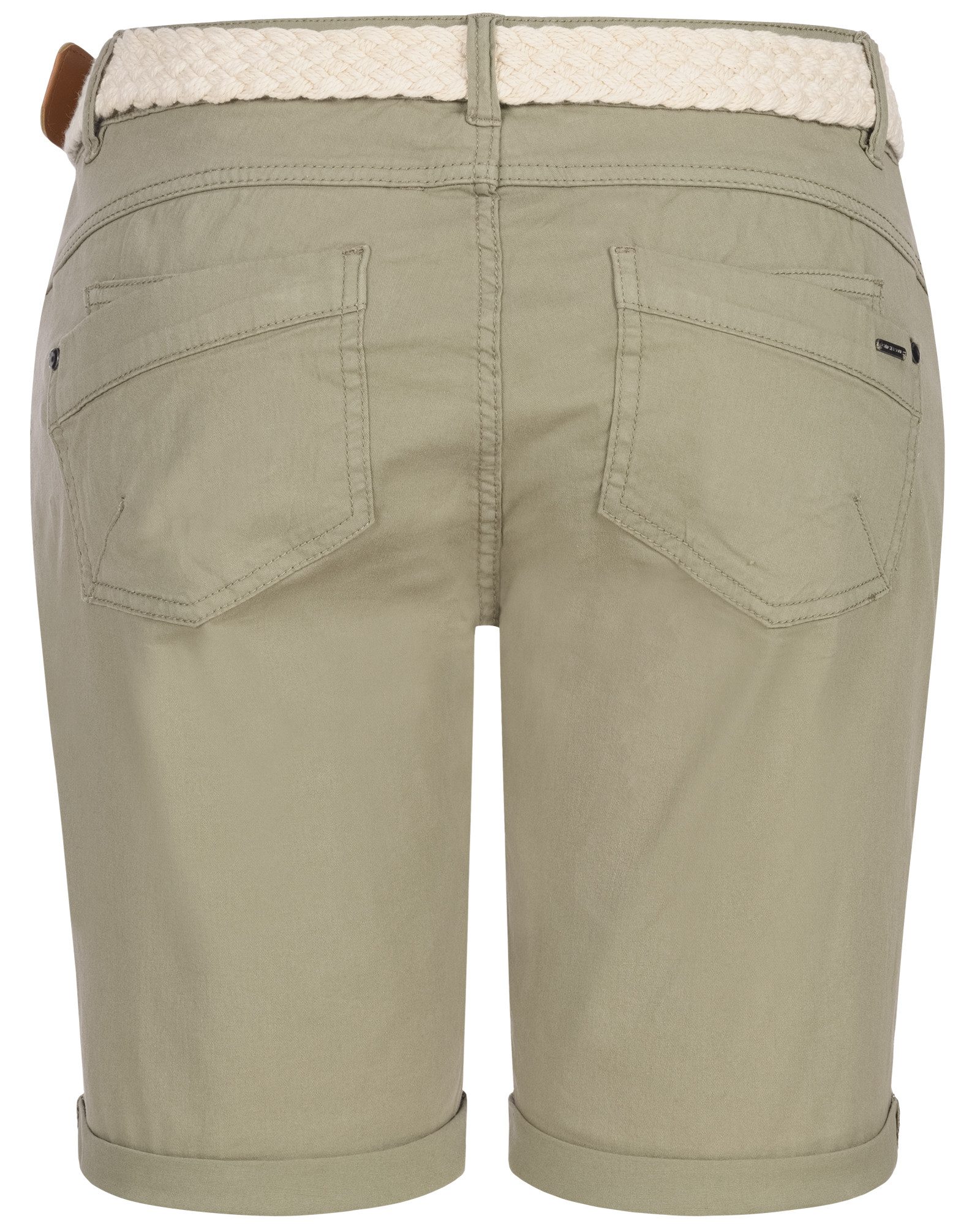 Stitch & Soul Bermudas Damen Short Bermuda kurze Hose Sommer Chino Stoff Ho günstig online kaufen