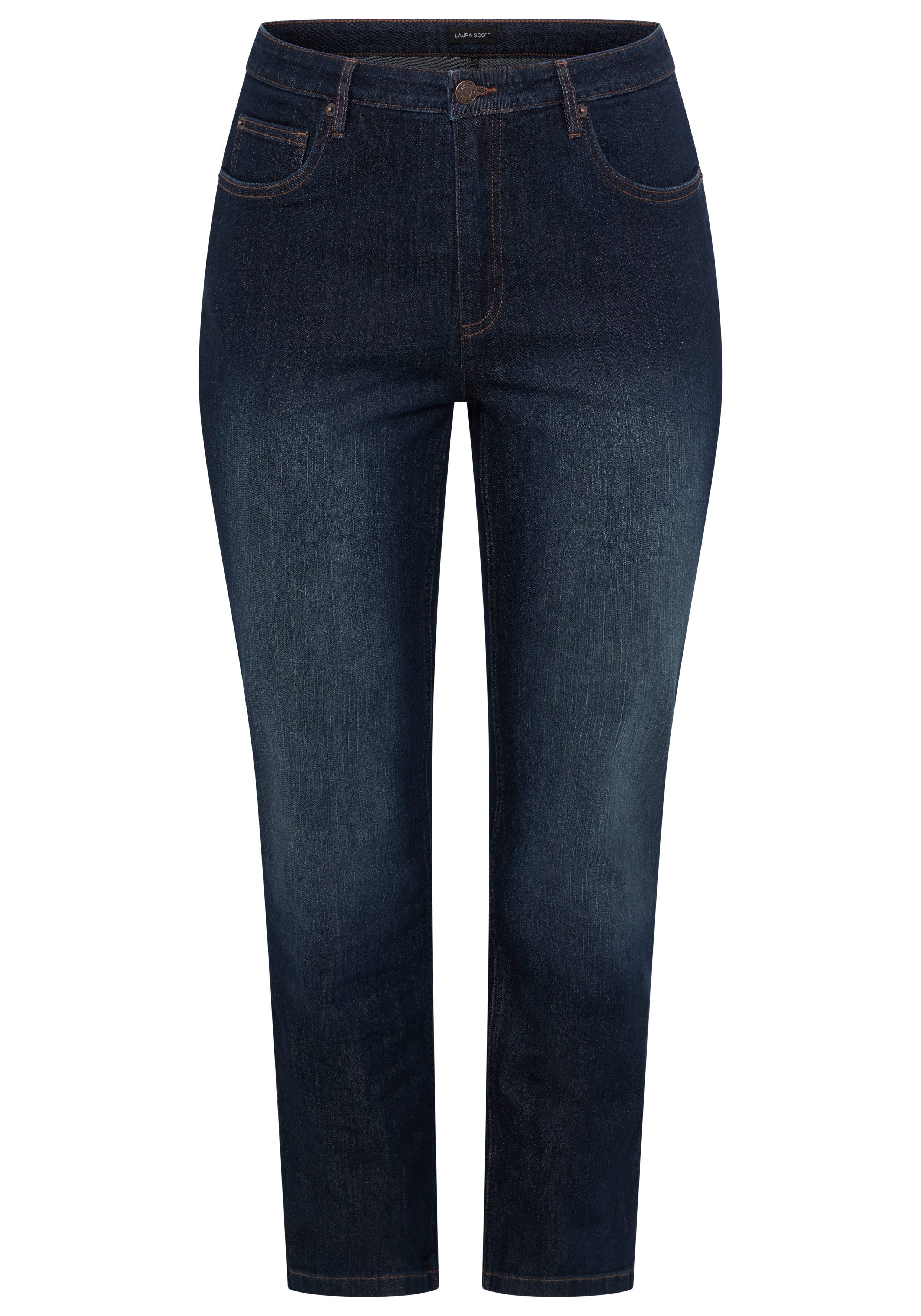 Laura Scott CURVE Gerade Jeans Große Größen Straight-Fit, gerader Beinverlauf, hohe Leibhöhe – Bild 5 von 5