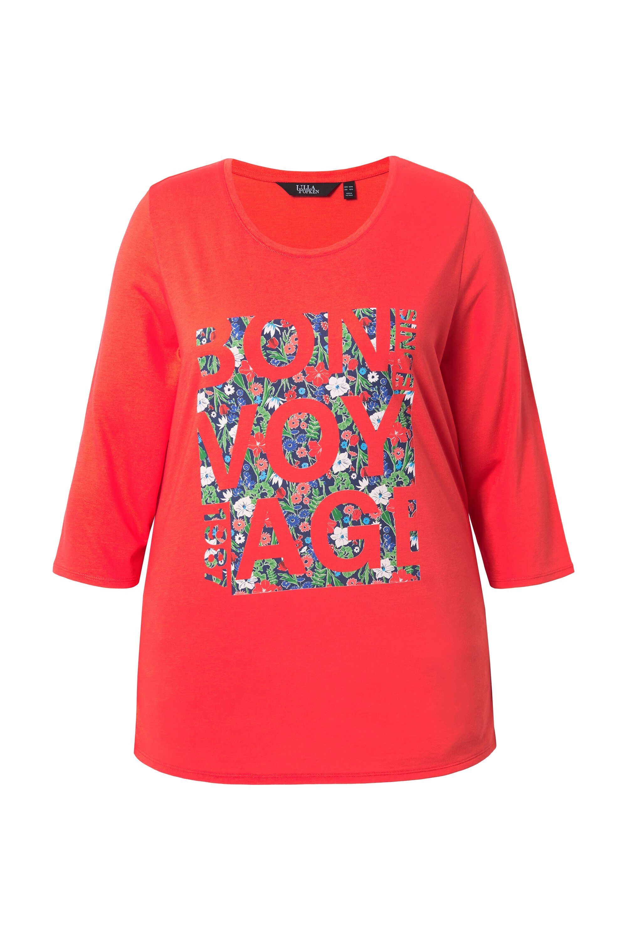 T-Shirt Shirt Bon Voyage Classic Rundhals 3/4-Arm