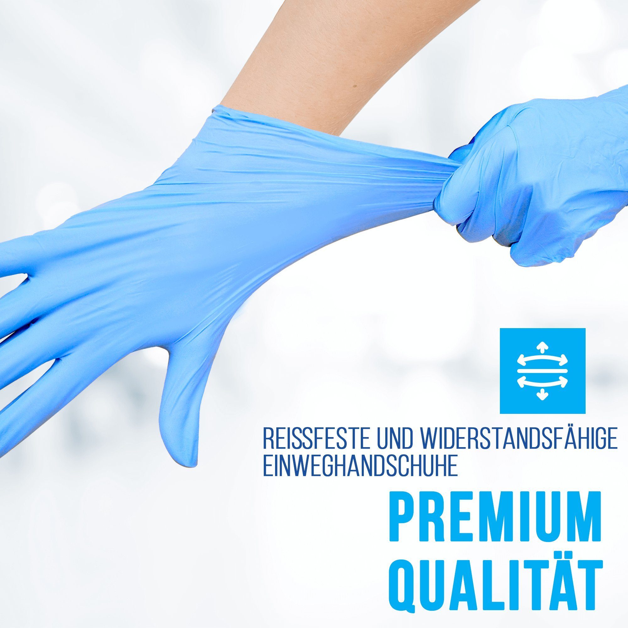 IEA Medical Einweghandschuhe Nitrilhandschuhe Blau L günstig online kaufen