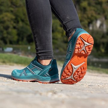 haix Black Eagle Adventure 2.2 GTX Ws low teal-silver - 4,5 (37) Wanderschuh wasserdicht