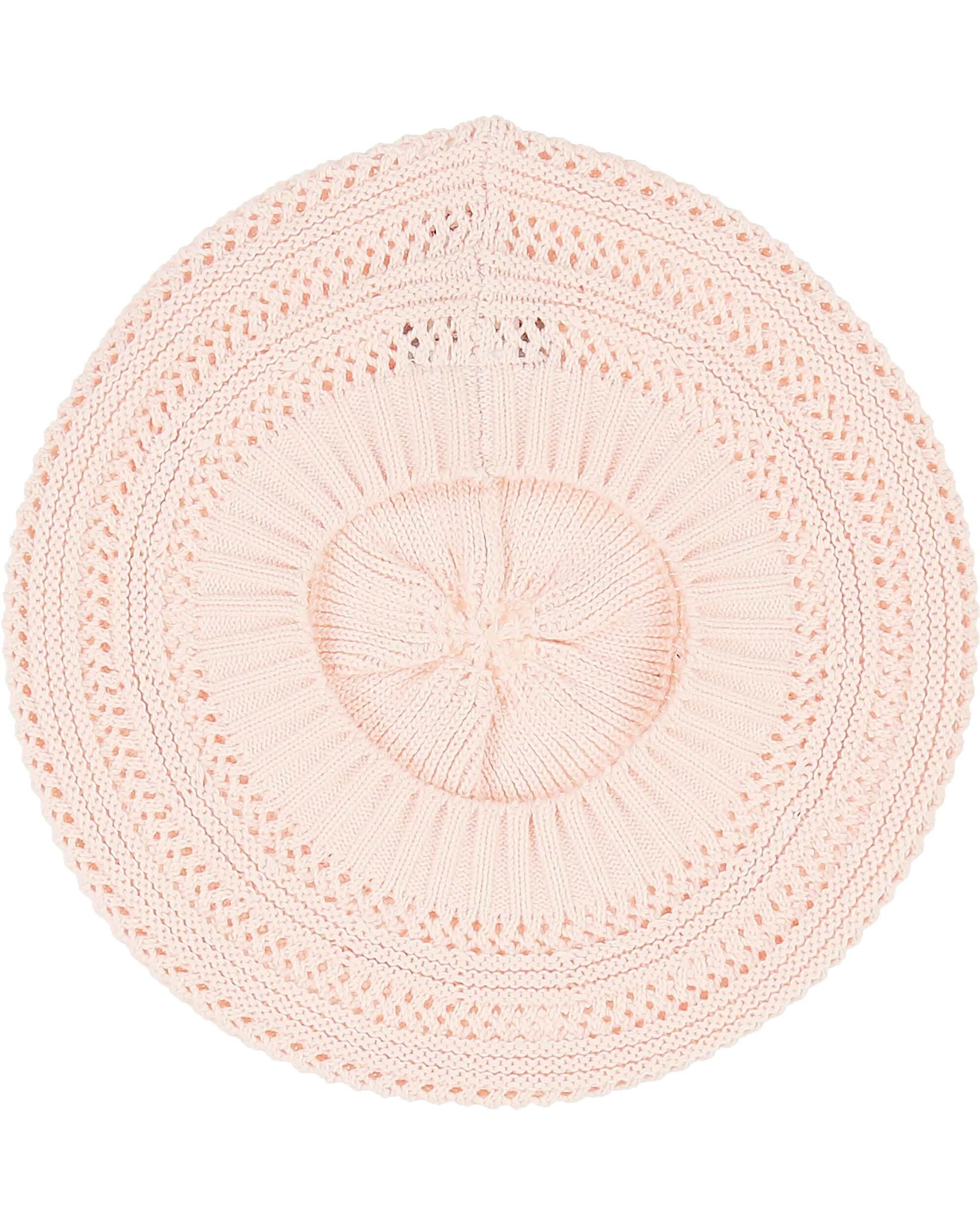 Loevenich Baskenmütze Loevenich Béret mit süßem Loch-Muster (keine) keine