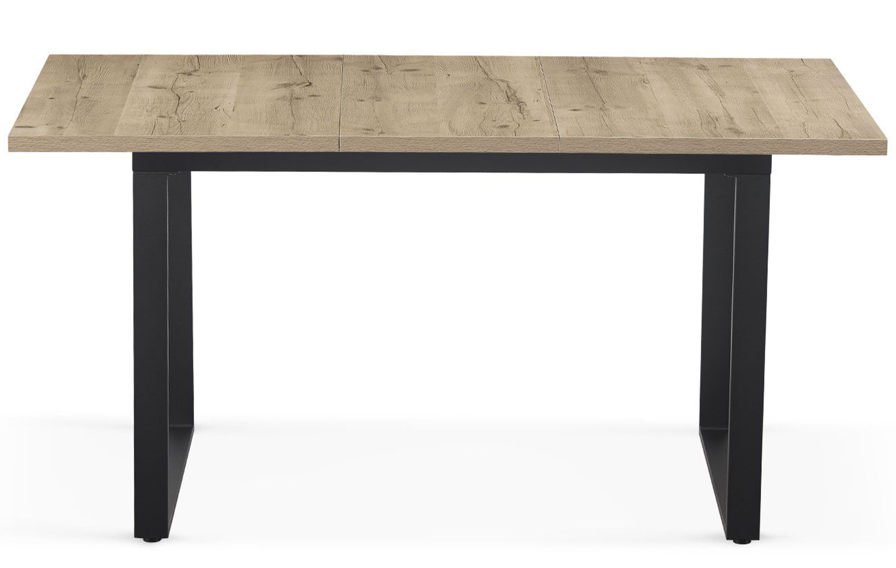 B&D home Esstisch LARS, Metallgestell schwarz oder weiß, ausziehbar 120-160 günstig online kaufen