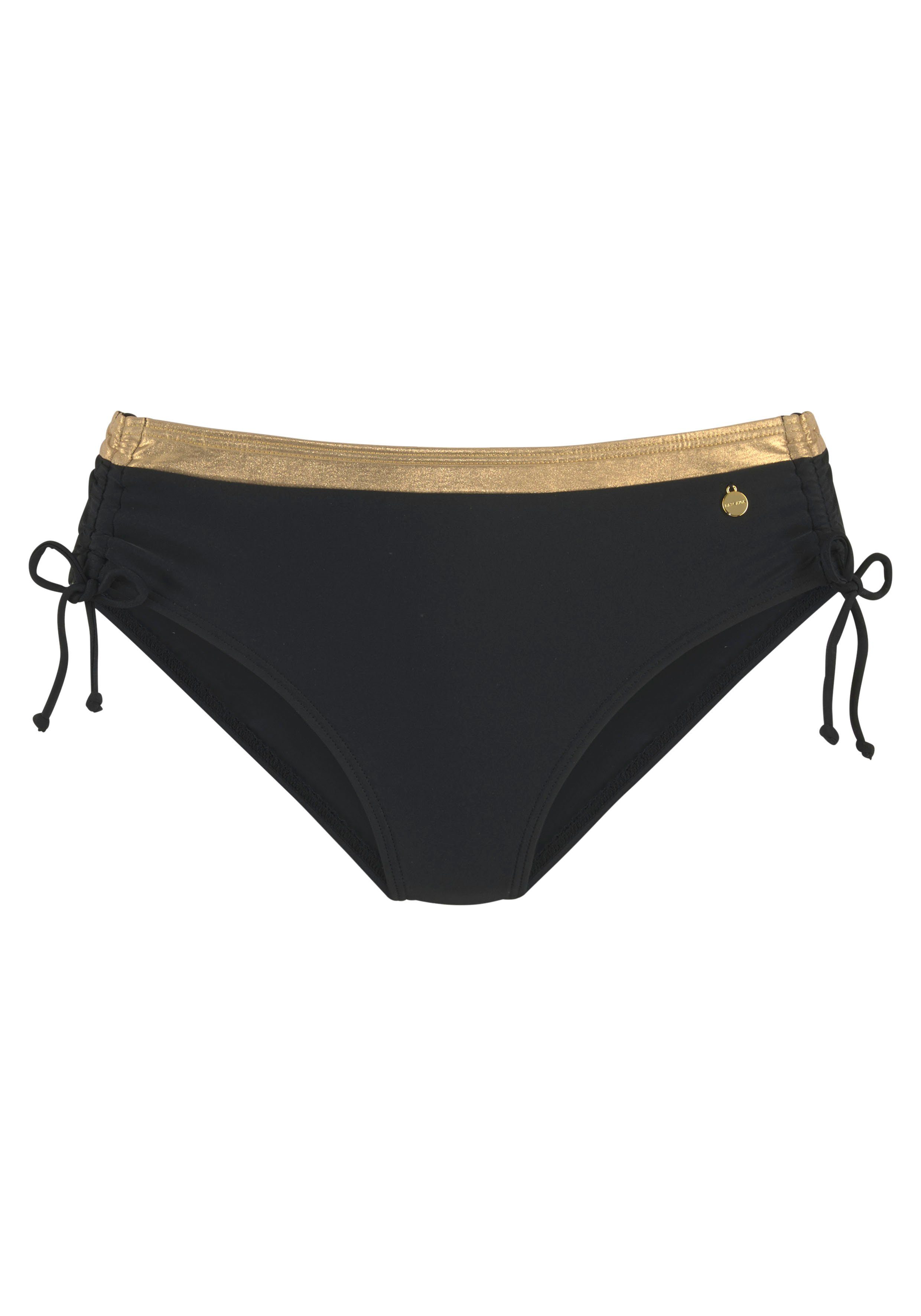 LASCANA Bikini-Hose Elodie mit trendigem Materialeinsatz günstig online kaufen