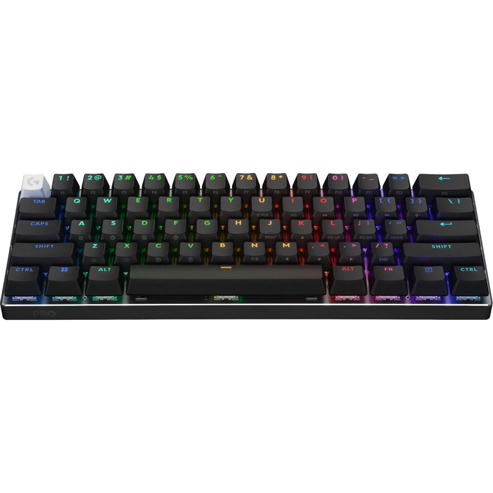 Logitech X 60 PC-Tastatur (RGB-LED, Anpassbare Tastaturhöhe)