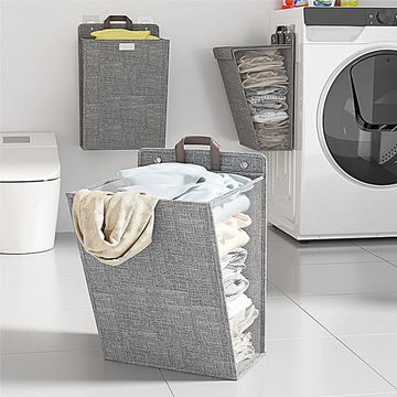 MUKEAO Wäschekorb Wäschekorb mit Deckel, großer Wäschesammler, Schmutzwäschekorb (Set, 1 St)