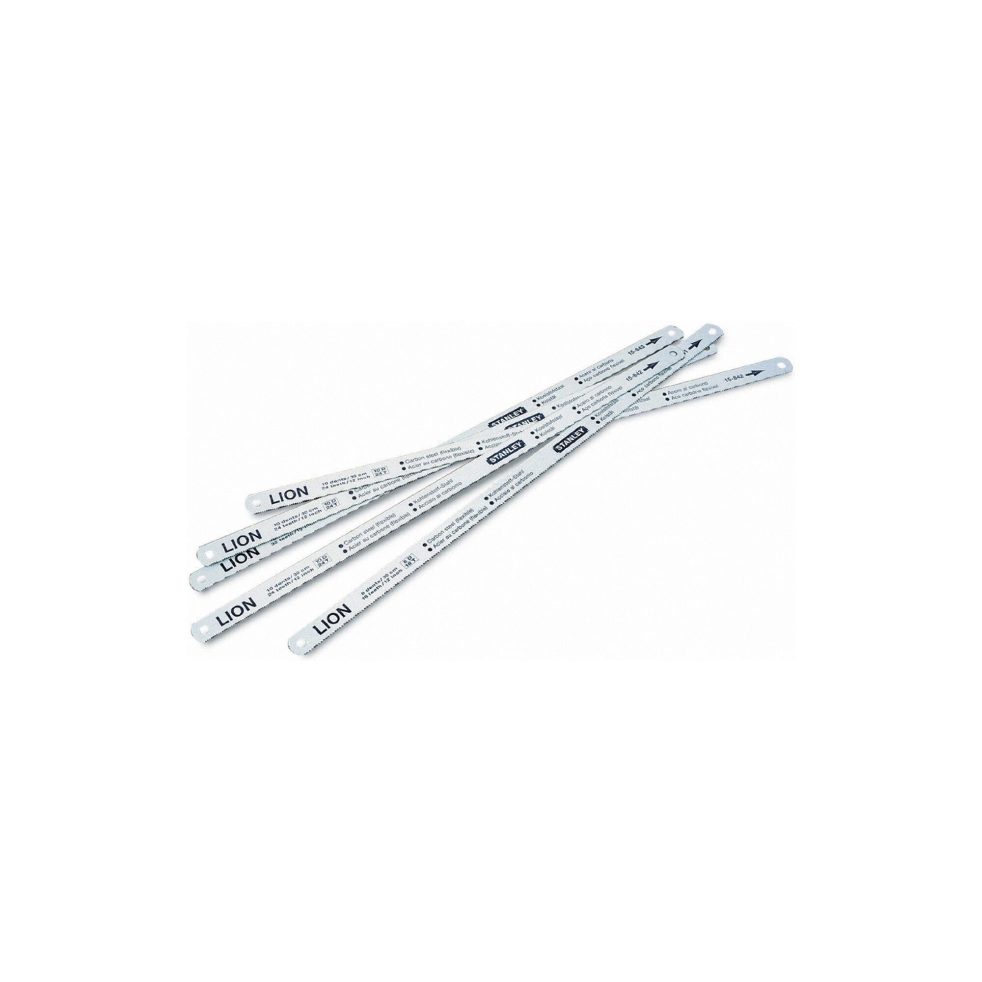 STANLEY Sägeblatt Stanley Metallsägeblatt-Set Lion 300mm 5St. 5 Stk