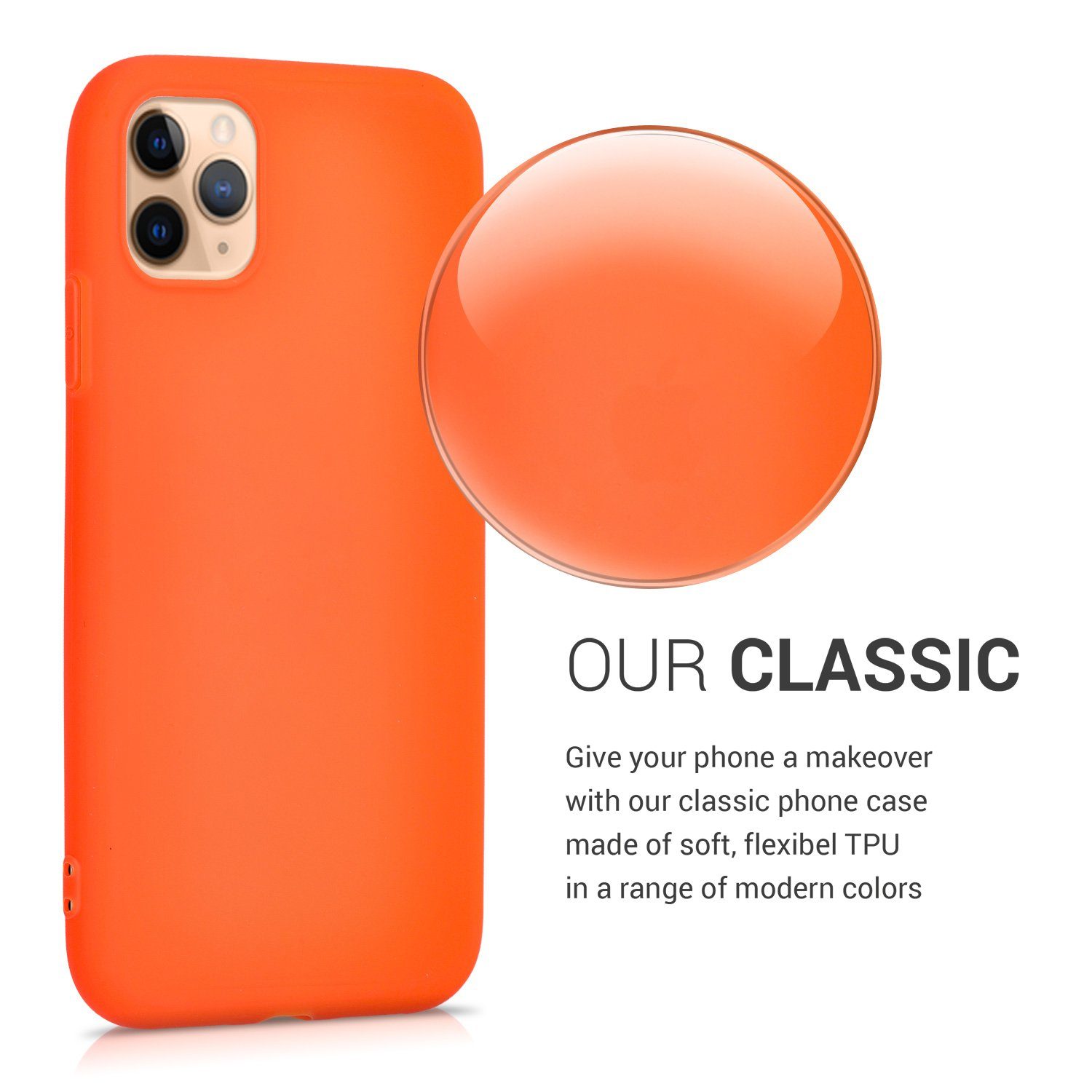 kwmobile Handyhülle Hülle für Apple iPhone 11 Pro, Hülle Silikon - Soft Handyhülle - Handy Case Cover