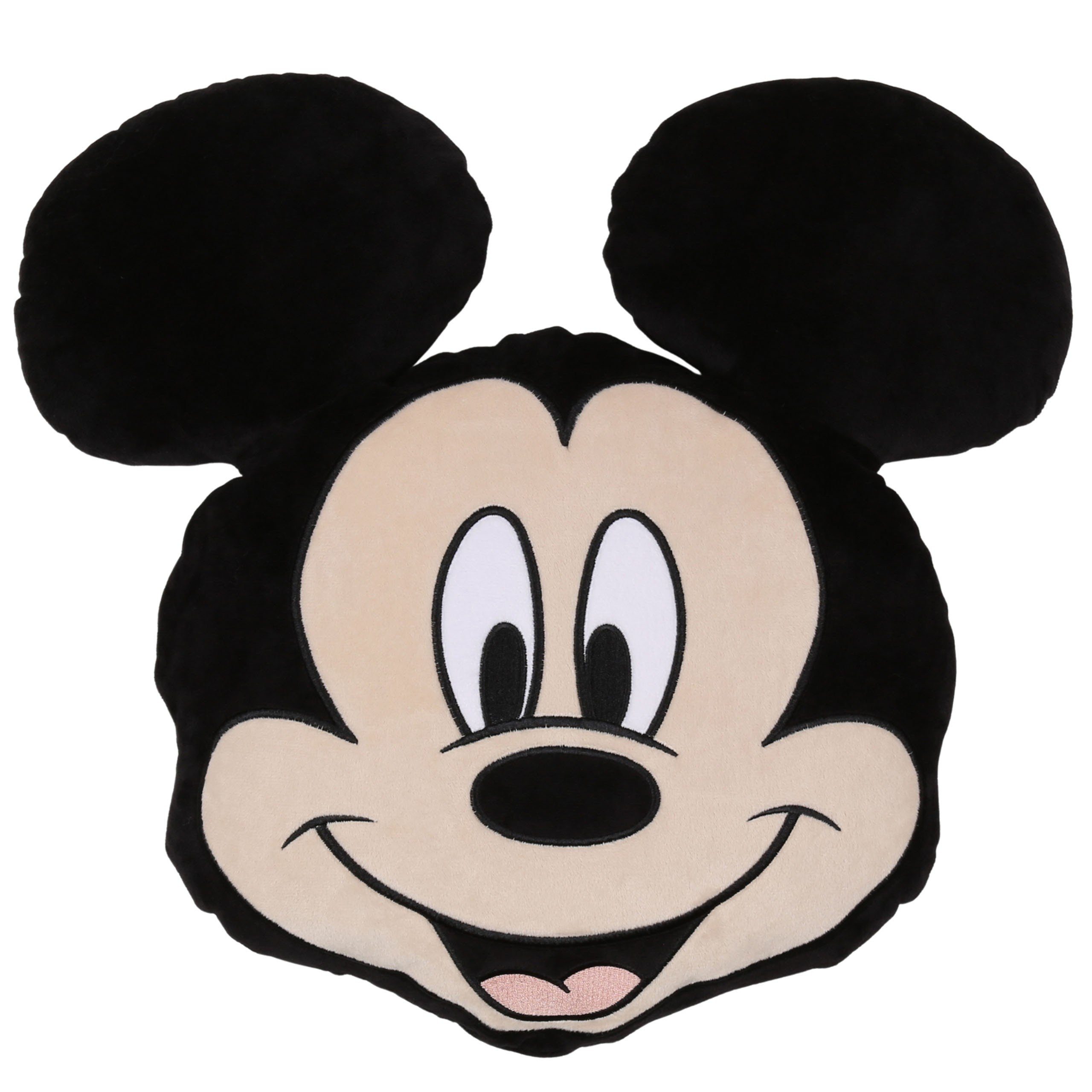Sarcia.eu Dekokissen Disney Micky Maus Dekokissen, weich, schwarz 49x42 cm