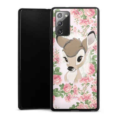 DeinDesign Handyhülle Bambi Disney Offizielles Lizenzprodukt Bambi Flower Child, Samsung Galaxy Note 20 Silikon Hülle Bumper Case Handy Schutzhülle