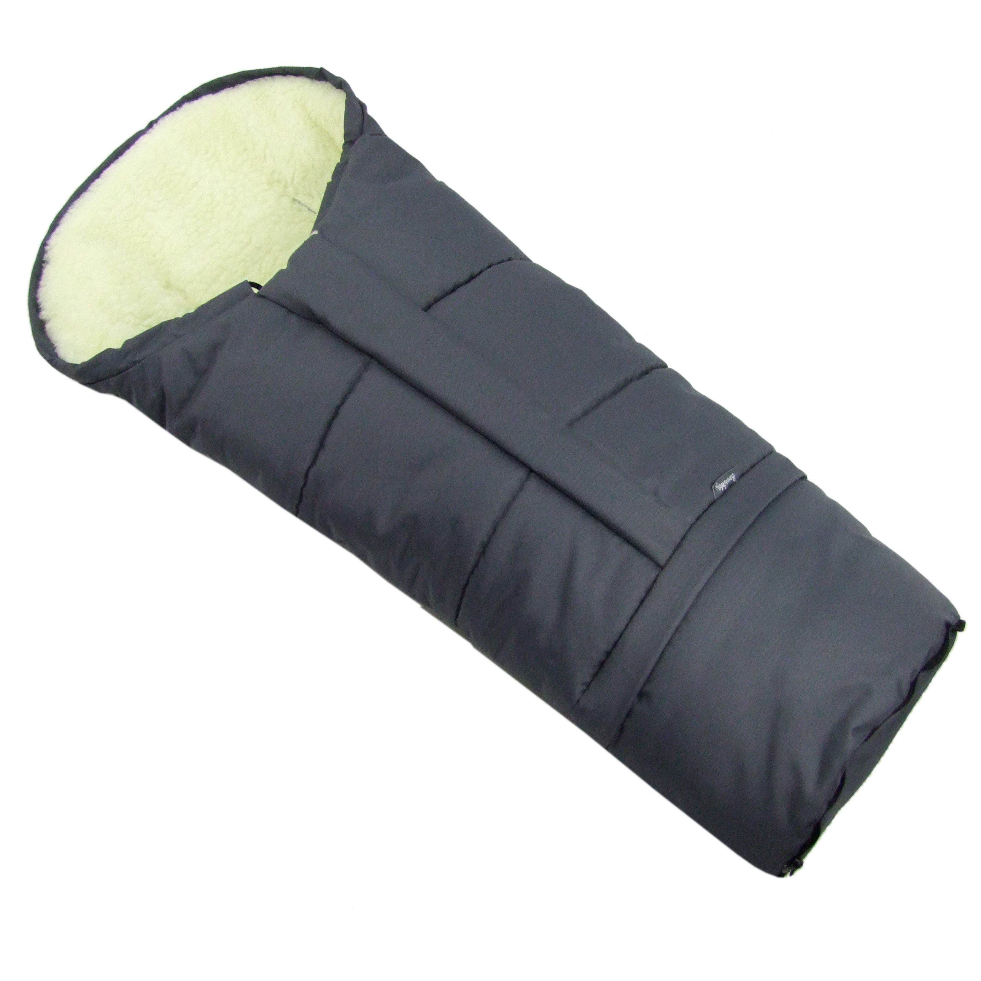 Fußsack Winterfußsack Fußsack für Kinderwagen Buggy mumienform Wolle UNI