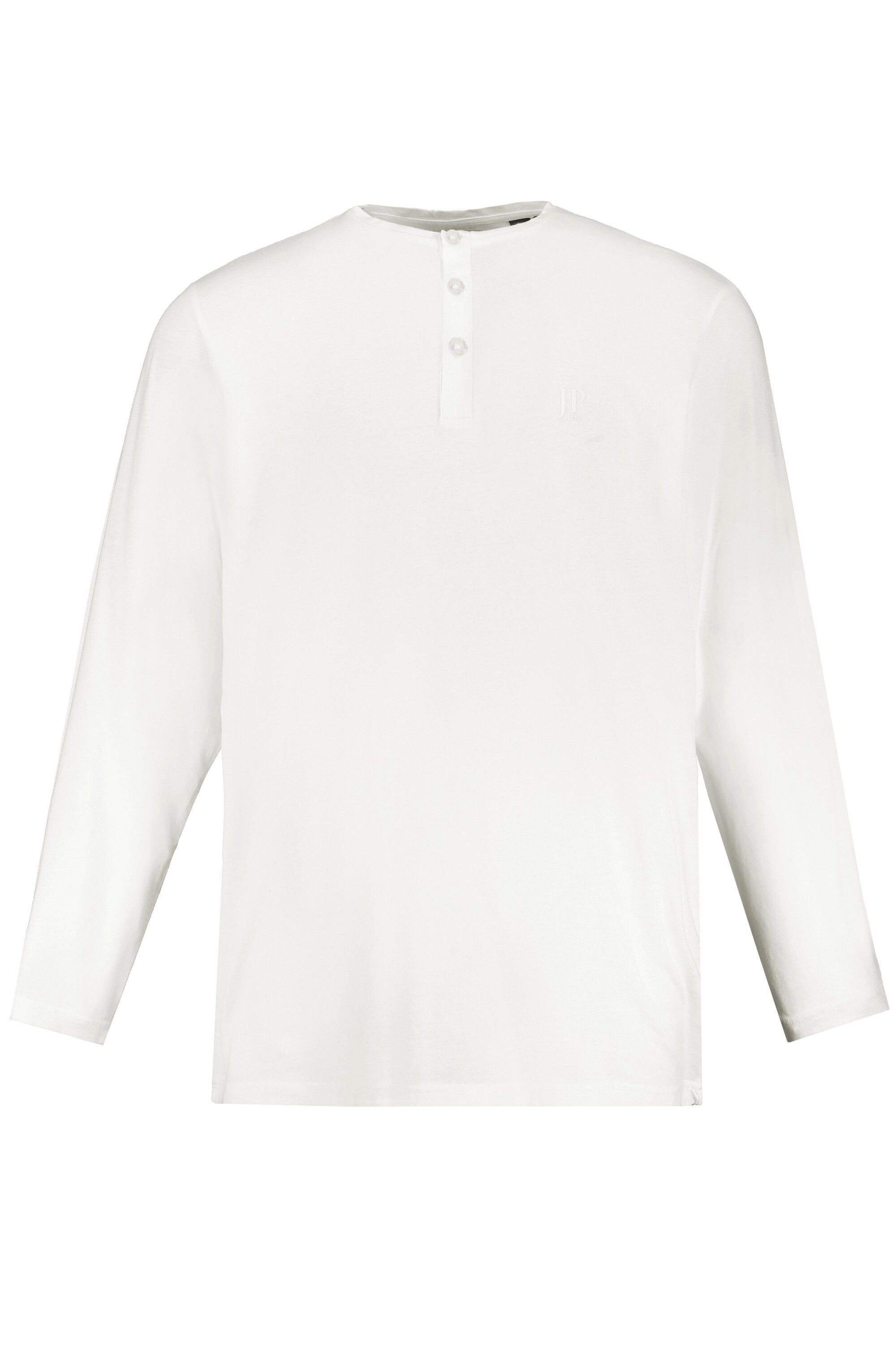 JP1880 T-Shirt bis 8XL Langarm-Shirt Henley Knopfleiste günstig online kaufen