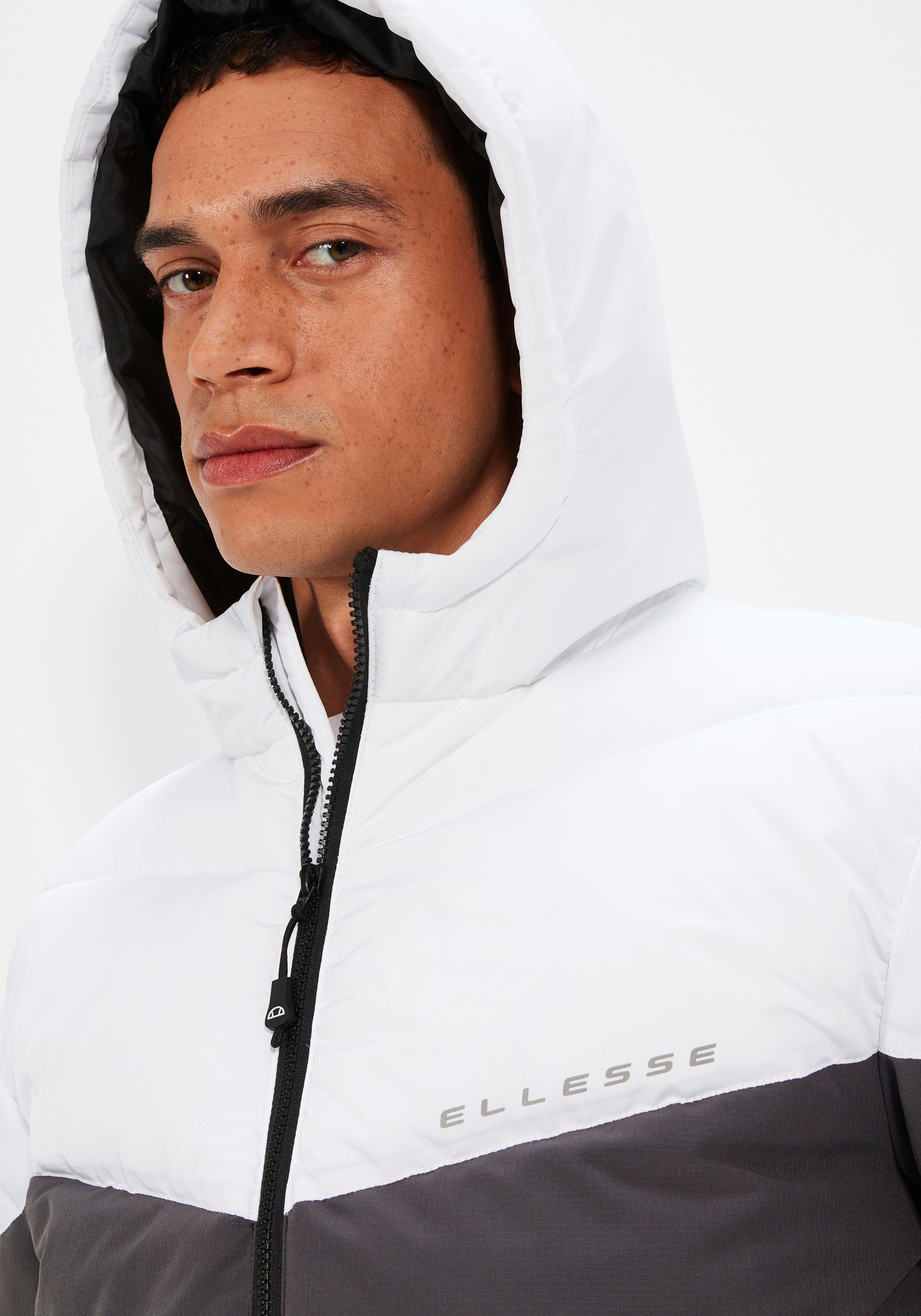 Jacket Padded Outdoorjacke Ellesse Sabatini White/Black