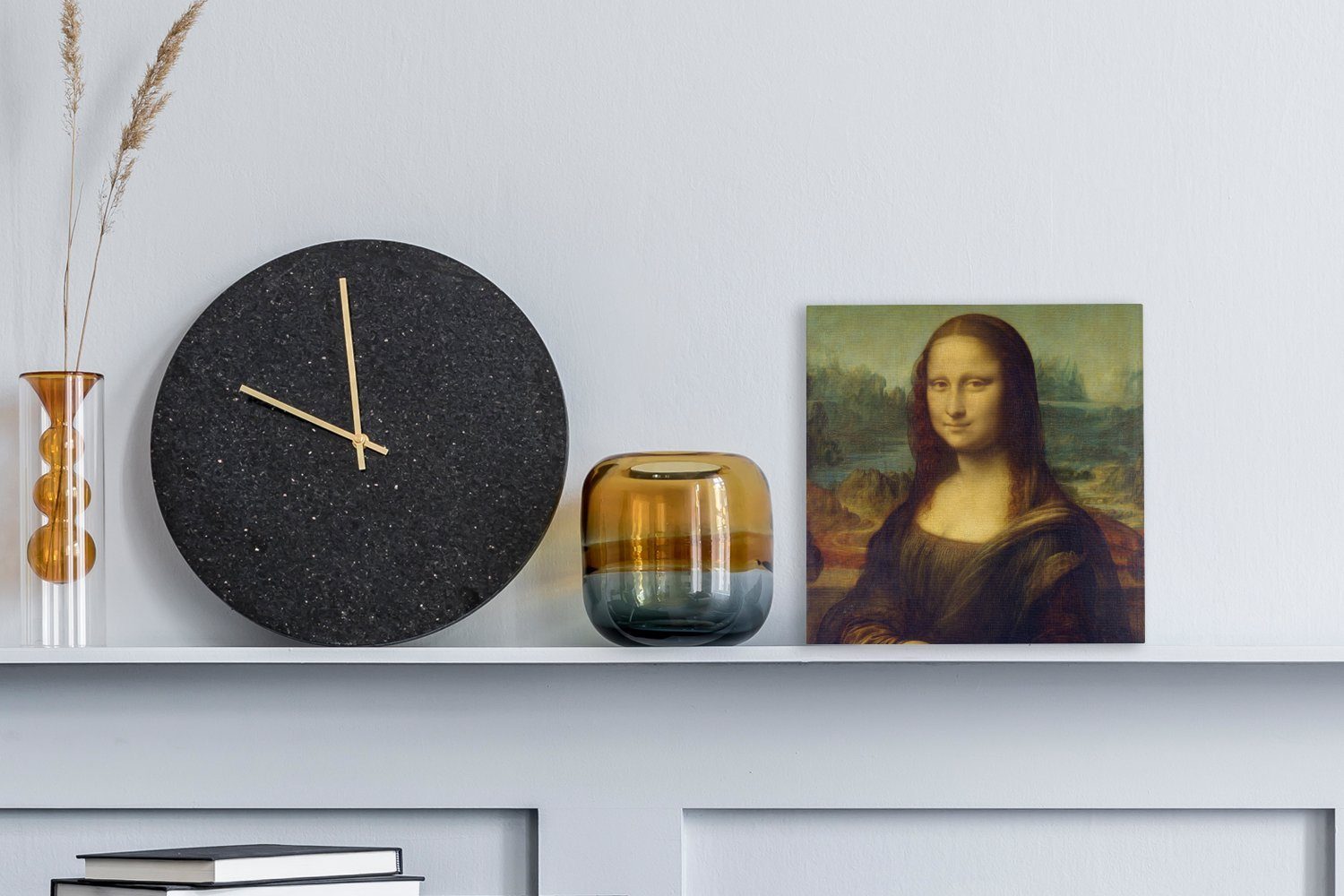 da - (1 für Leinwand Vinci, Schlafzimmer Lisa Bilder St), Leinwandbild Leonardo Wohnzimmer OneMillionCanvasses® Mona