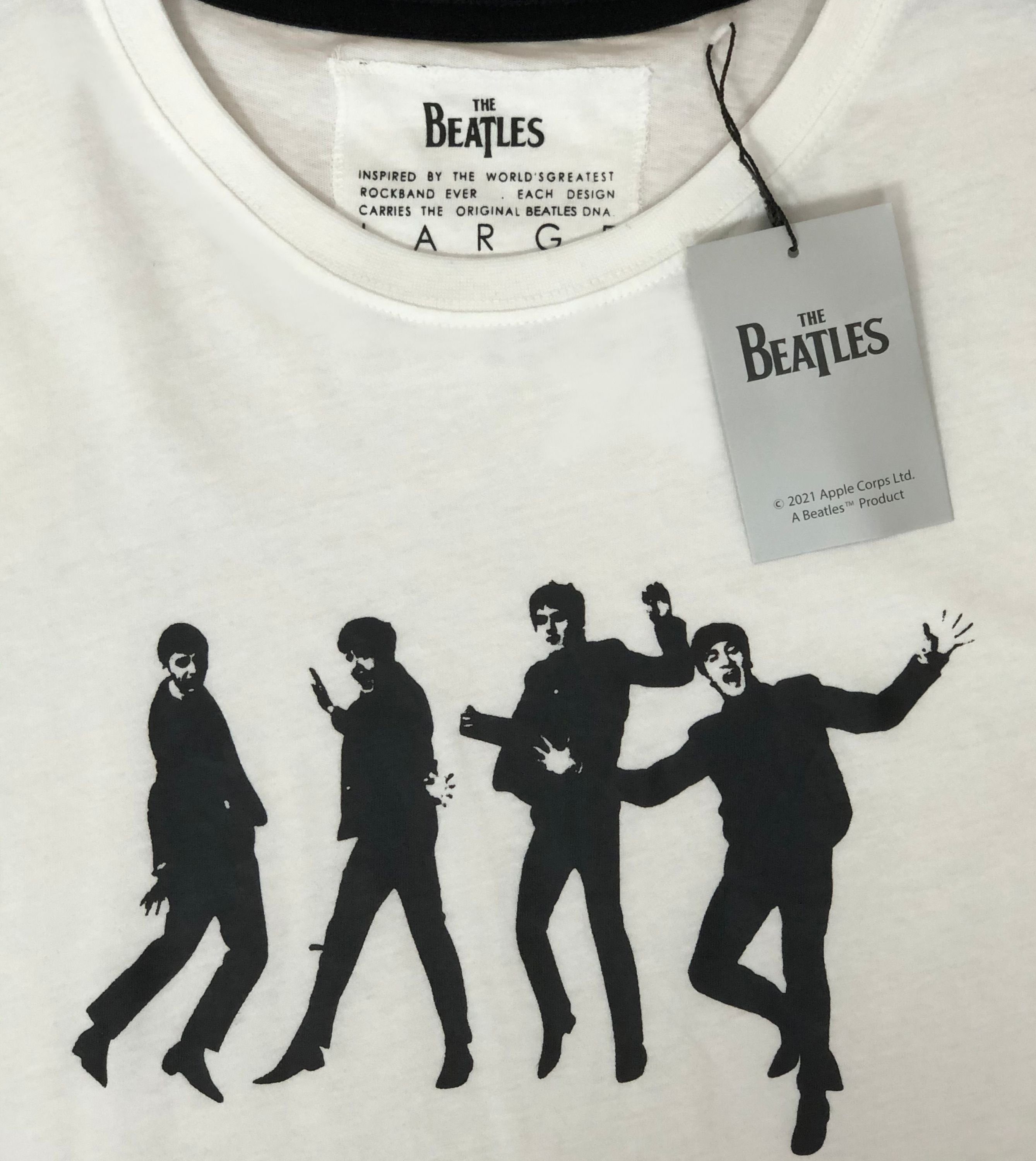 The mit "Jump" Frontprint (Stück, T-Shirt 1-tlg., Stück) Beatles