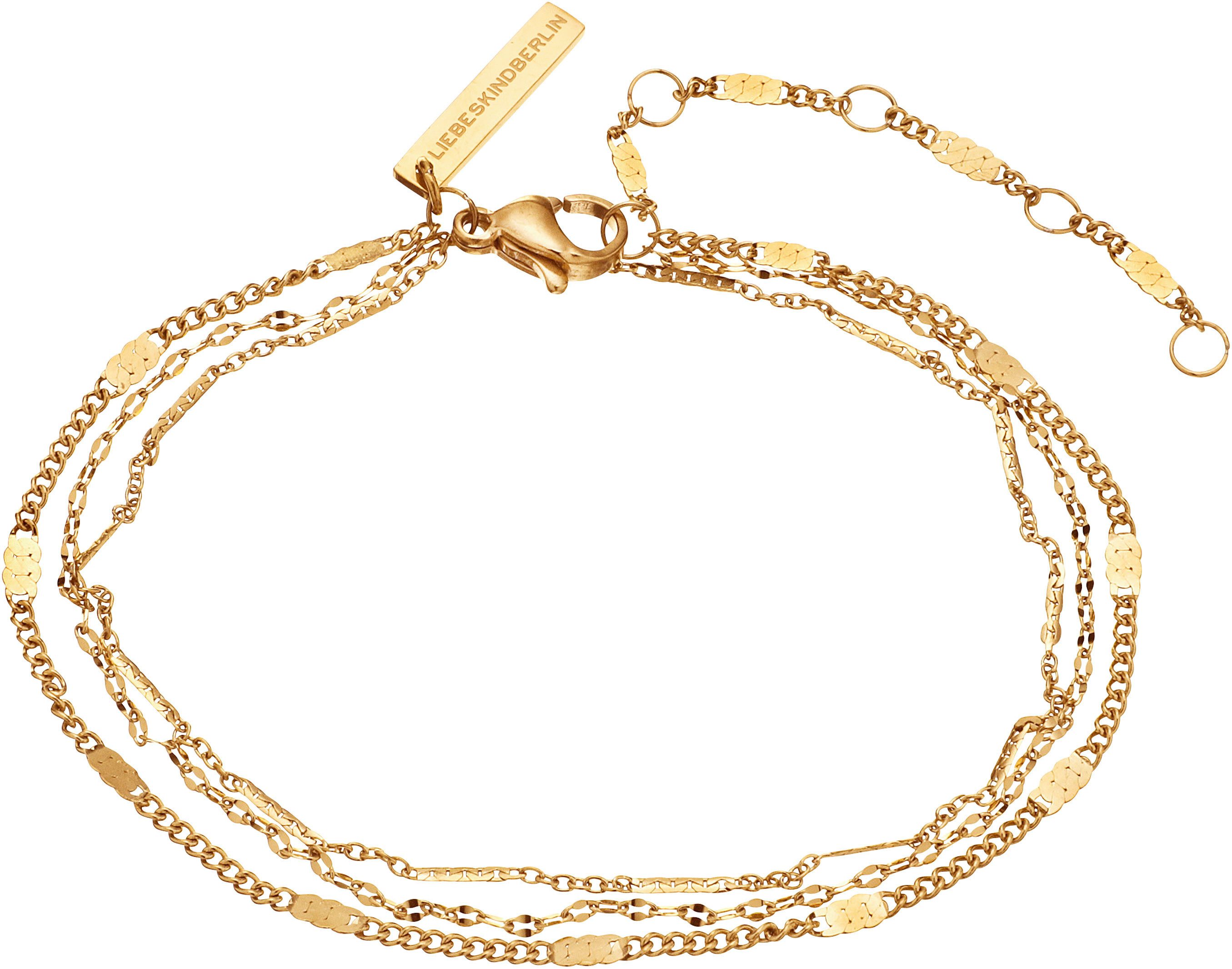 LIEBESKIND BERLIN Armband Schmuck Geschenk Edelstahl Armkette, LJ-0633-B-22, LJ-0634-B-22 mehr
