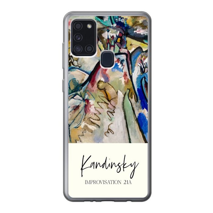 MuchoWow Handyhülle Improvisation 21A - Kandinsky - Alte Meister Handyhülle Samsung Galaxy A21s Smartphone-Bumper Print Handy