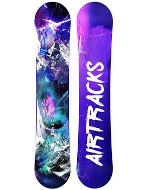 Airtracks Snowboard Damen Snowboard Set High M Carbon Rocker (3er-Pack), Snowboard + Bindung Master W + SB Bag / 140 145 150 155 cm