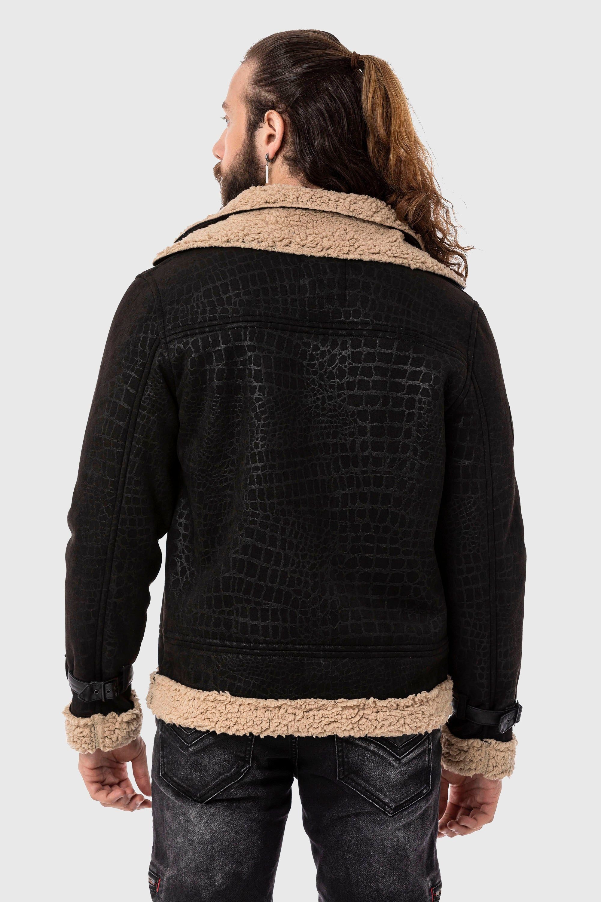 Cipo & Baxx Parka Jacke im Flieger-Look günstig online kaufen