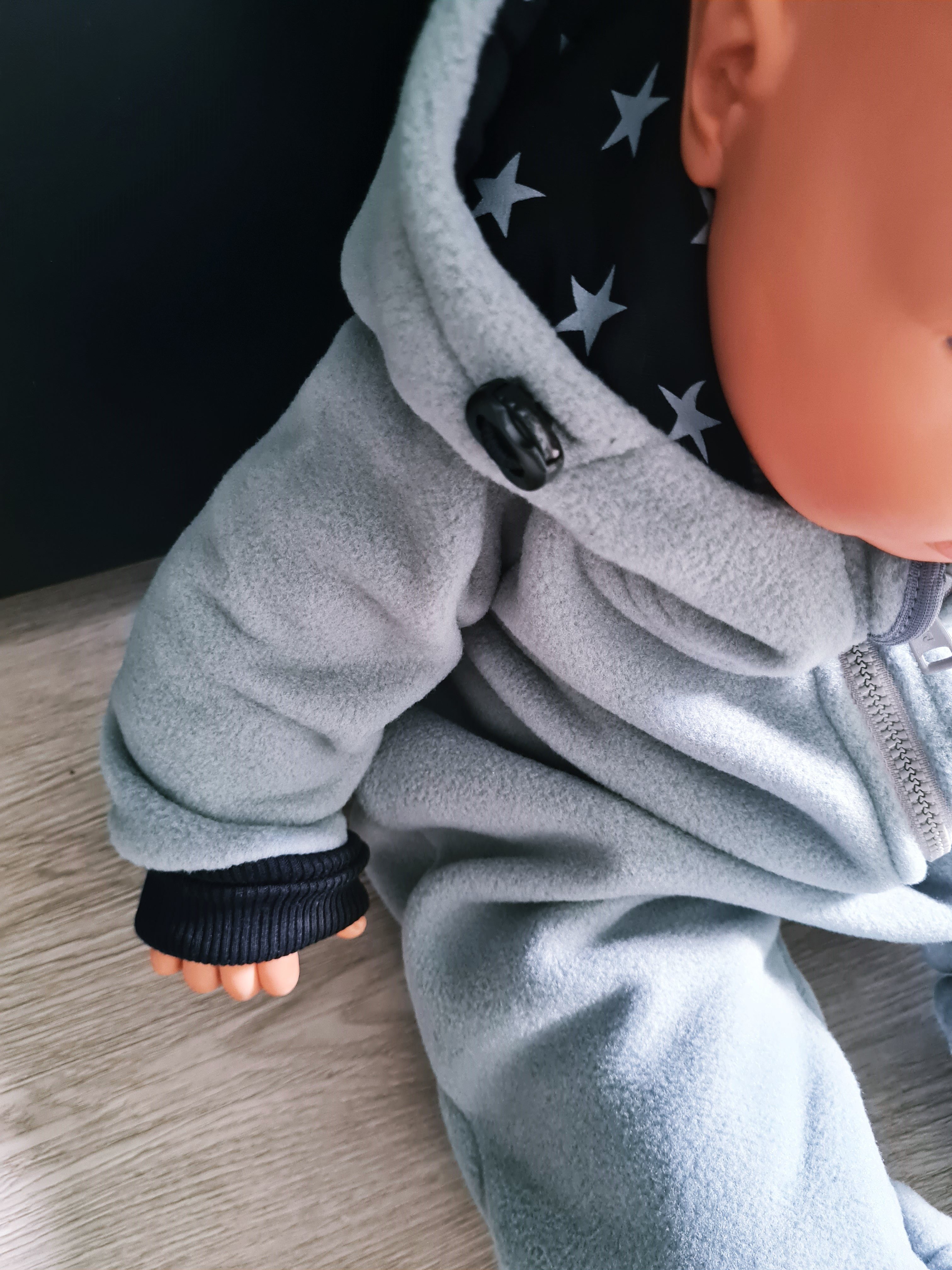 Divita-Mode Fleeceoverall »Fleece warmer Overall Baby Kinder Einteiler mit«  (1-tlg)