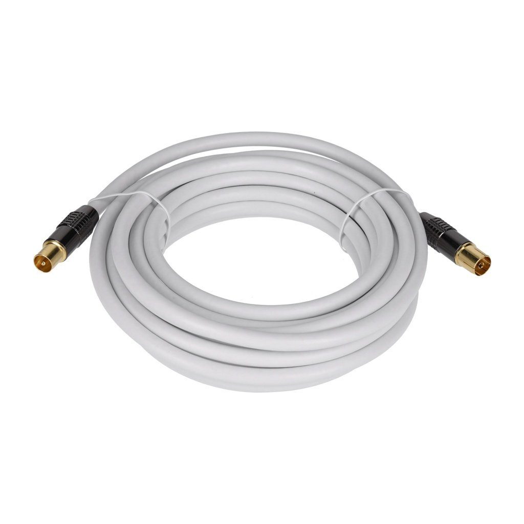 TP weiß gerade 5m SAT-Kabel