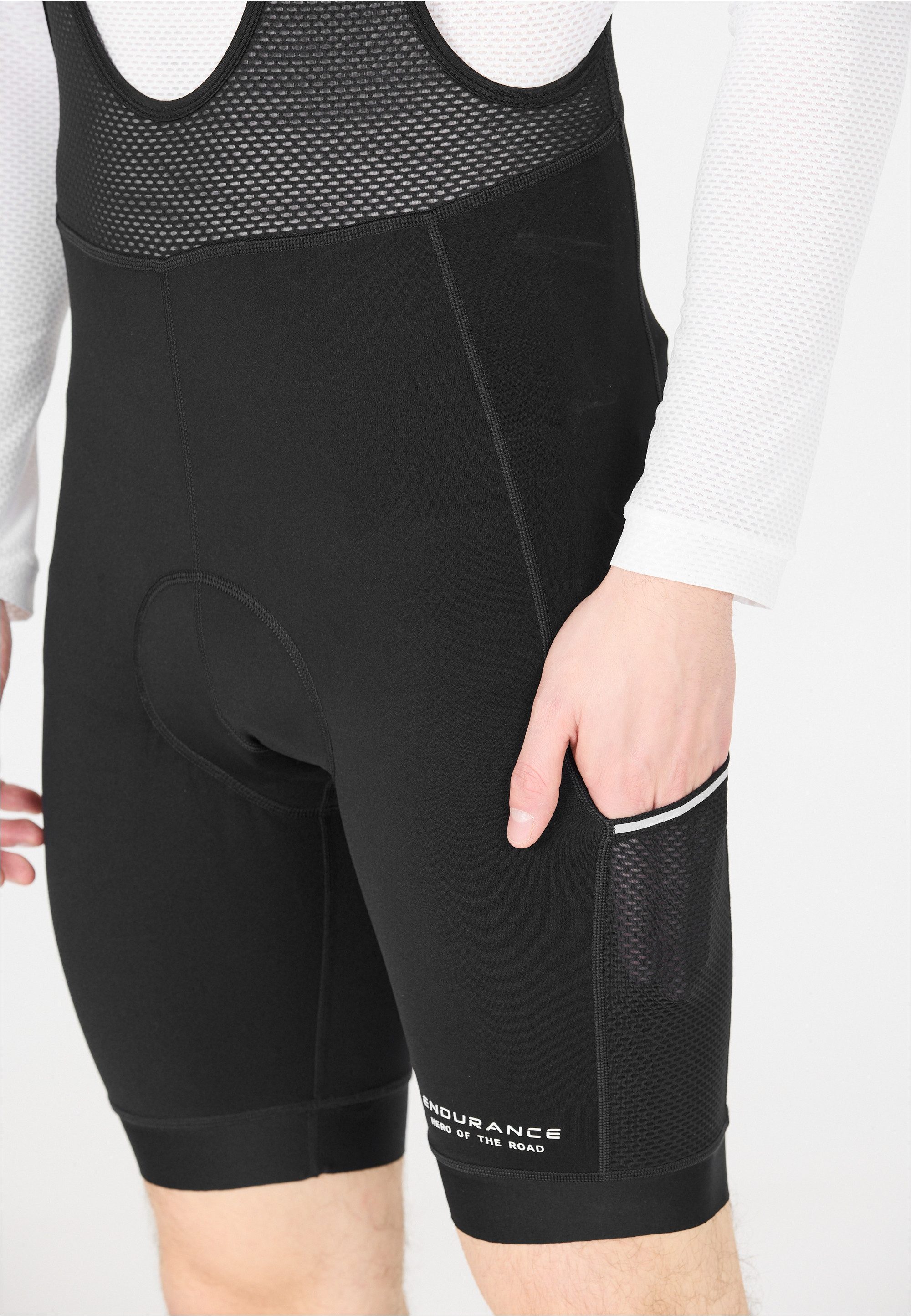 ENDURANCE Radhose Brillant mit praktischen Trägern und hoher Funktionalität
