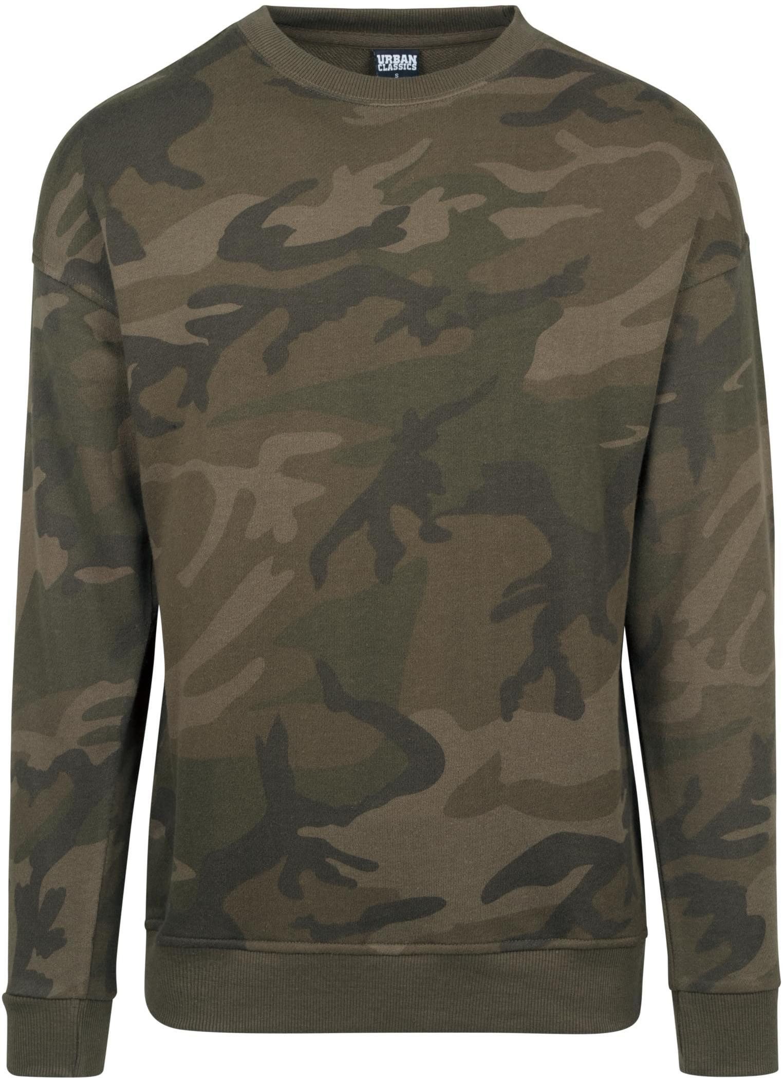 URBAN CLASSICS Sweatshirt Camo Crewneck Herren Pulli