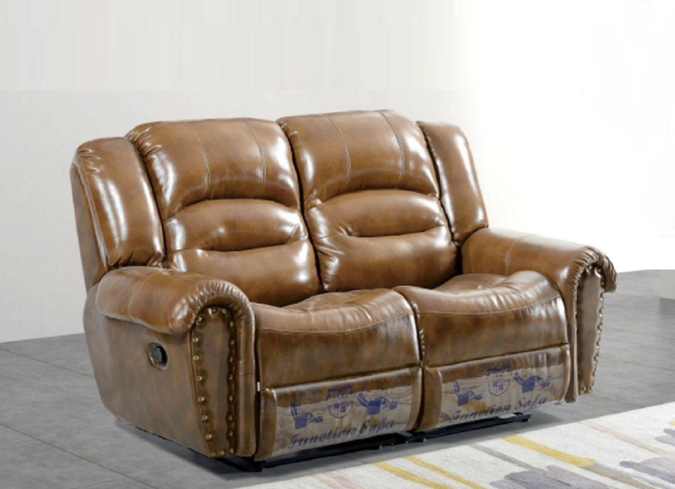 2-Sitzer Daoulas Kino sofa Relaxfunktion Getränkehalter neu ausst