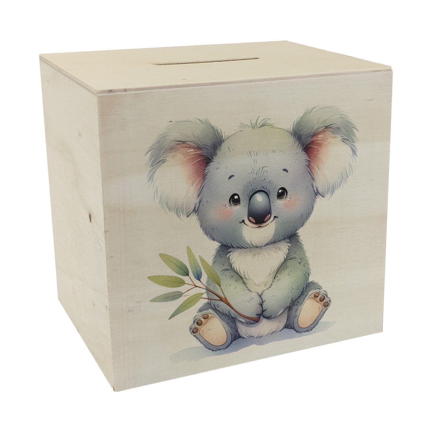 Spardose Sitzender Koala Spardose aus Holz