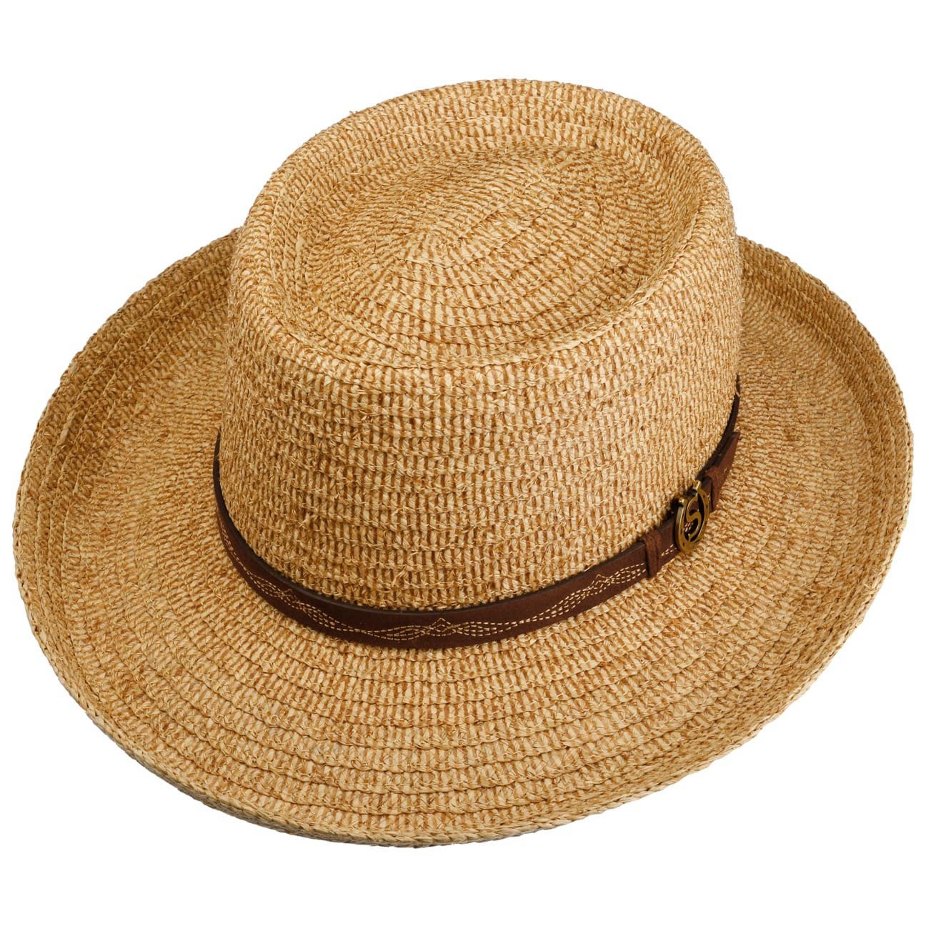 Stetson Sonnenhut (1-St) Westernhut mit Lederband