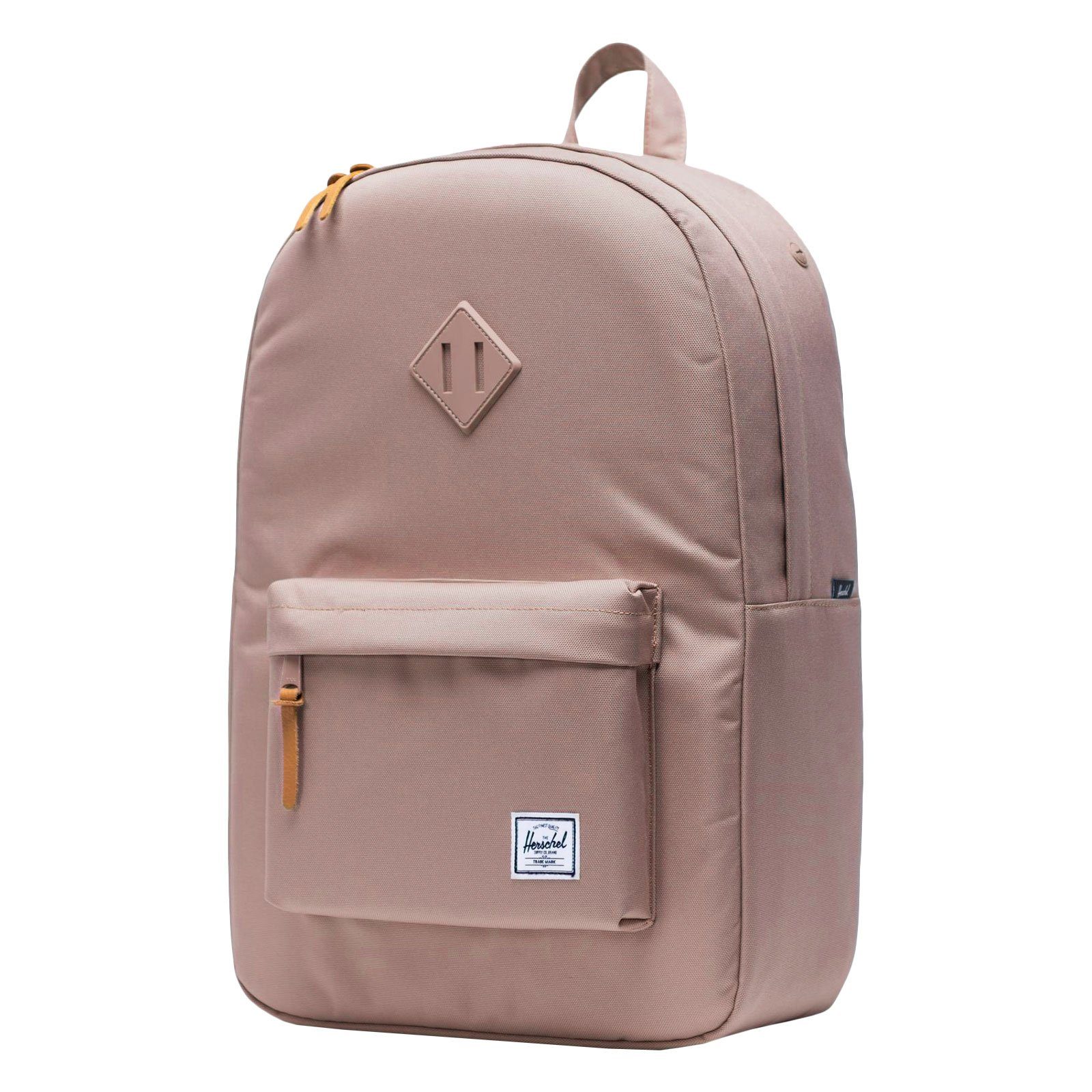 Herschel Hersteller Patch mit Heritage, rose Rucksack Freizeitrucksack 02077 ash