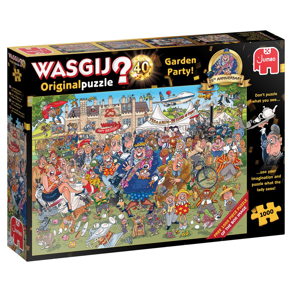 Jumbo Spiele Puzzle Wasgij Original 40 Garten Party 25 Jahre Jubiläumsediti günstig online kaufen