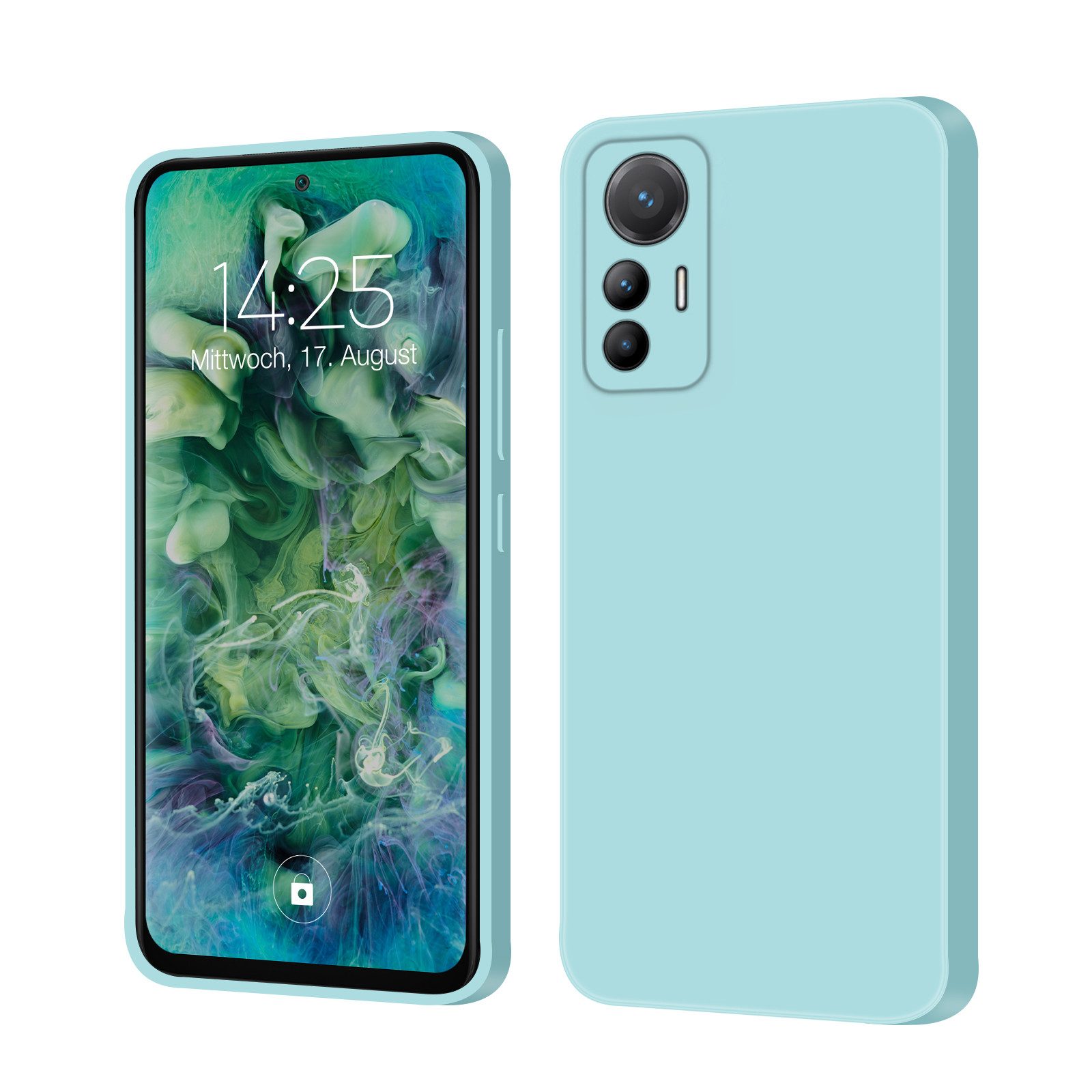 Tec-Expert Handyhülle SoftGrip Cover Hülle für Xiaomi 12 Lite, Handy Case Bumper integrierter Kameraschutz flexibel