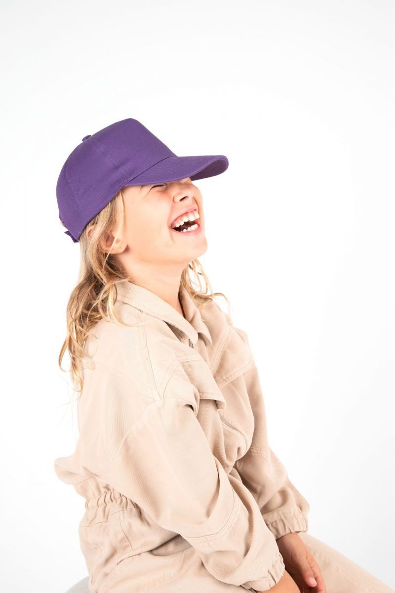 K-UP Baseball Cap Kids 5-Panel-Kappe. Aus Baumwolle