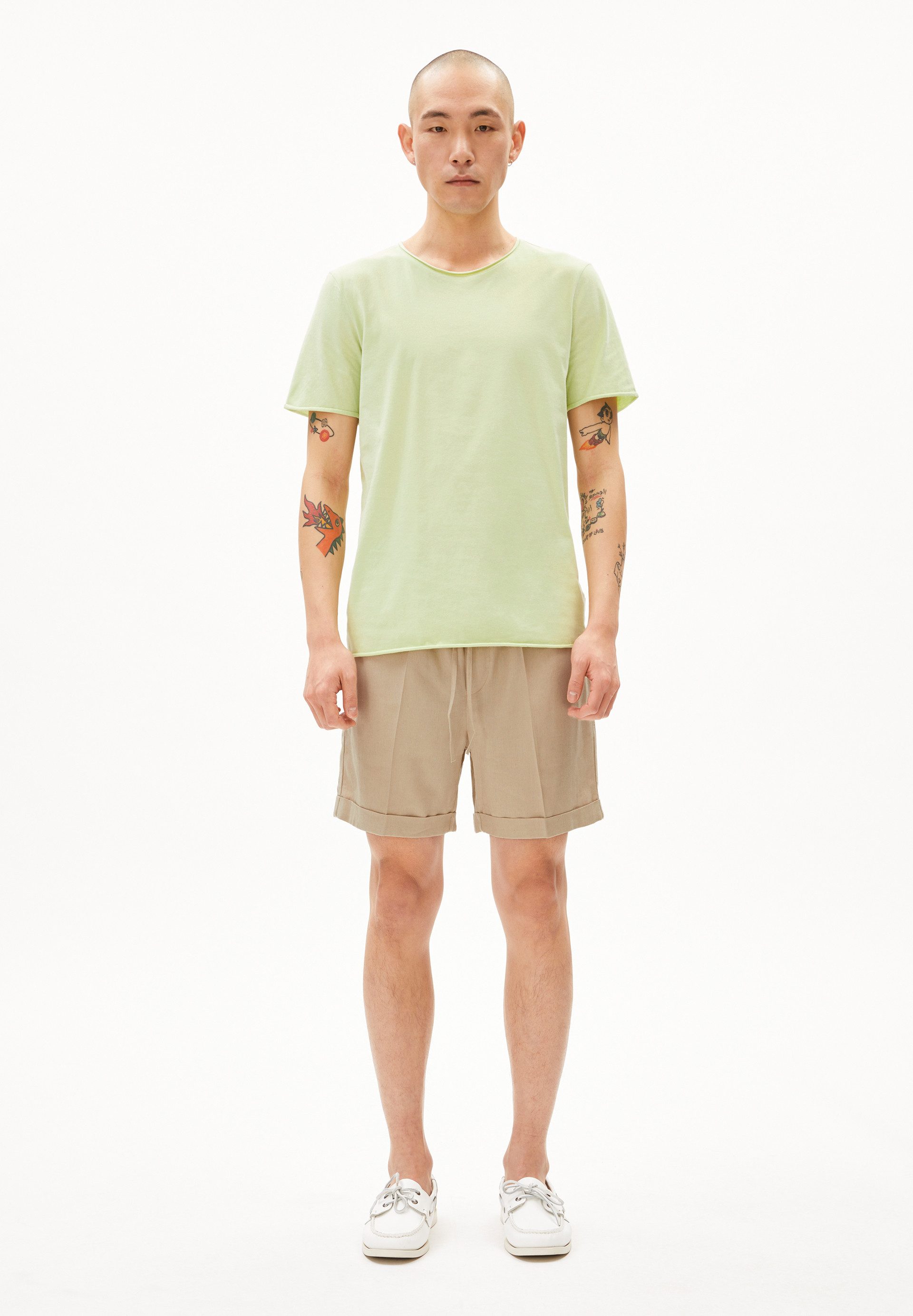 Armedangels T-Shirt JAAMES BRUSHED T-Shirt aus Bio-Baumwolle Regular Fit