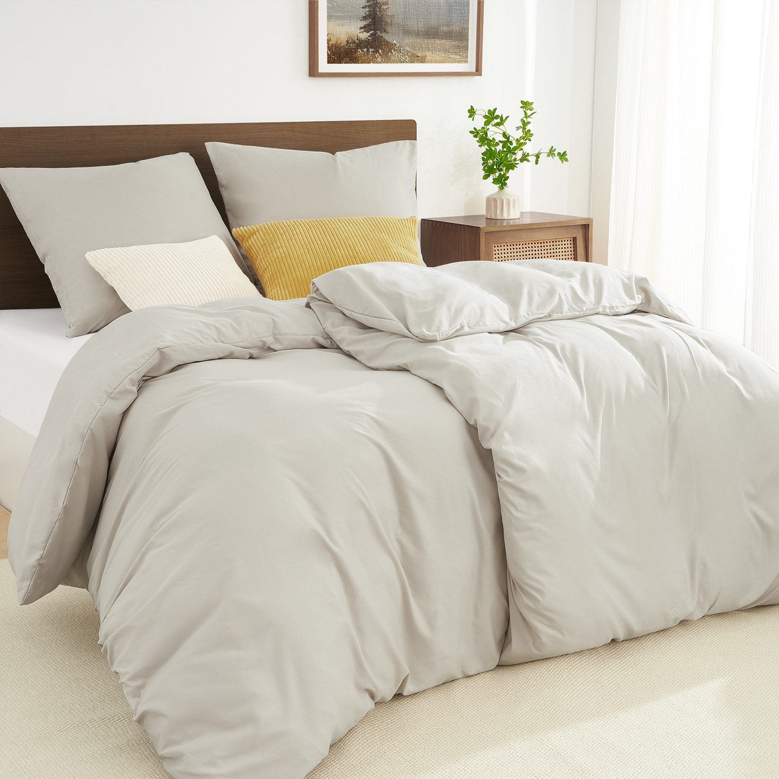 Topfinel Bettwäsche 135x200cm, Seersucker Bettwäsche-Sets, bügelfrei, aller günstig online kaufen