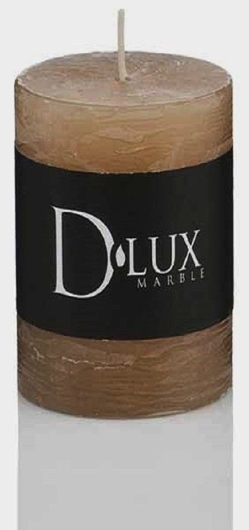 Wiedemann Stumpenkerze STUMPENKERZE 90x58mm MARBLE. Rustik, durchgefärbt