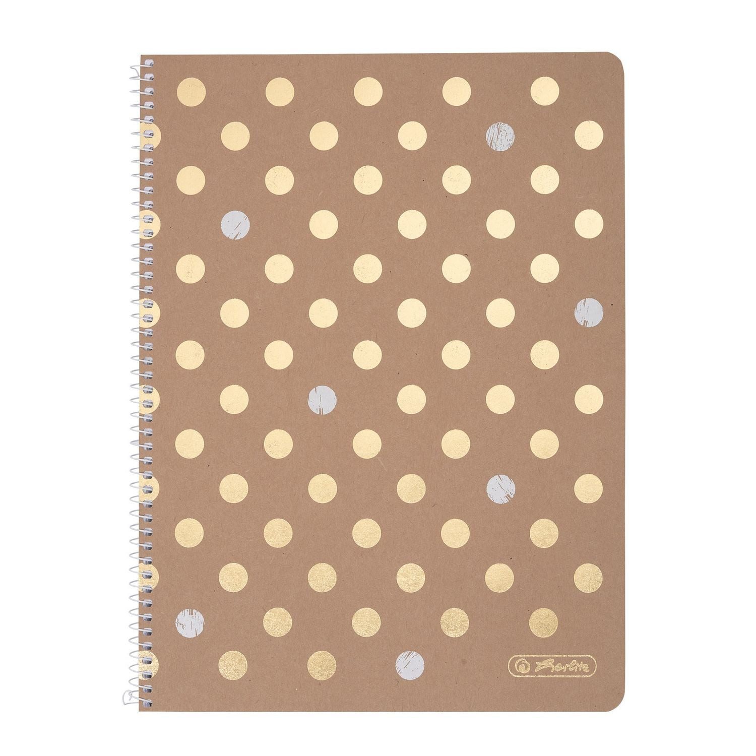 Herlitz Aktenordner Herlitz Spiralblock A4 Pure Glam 80 Blatt kariert