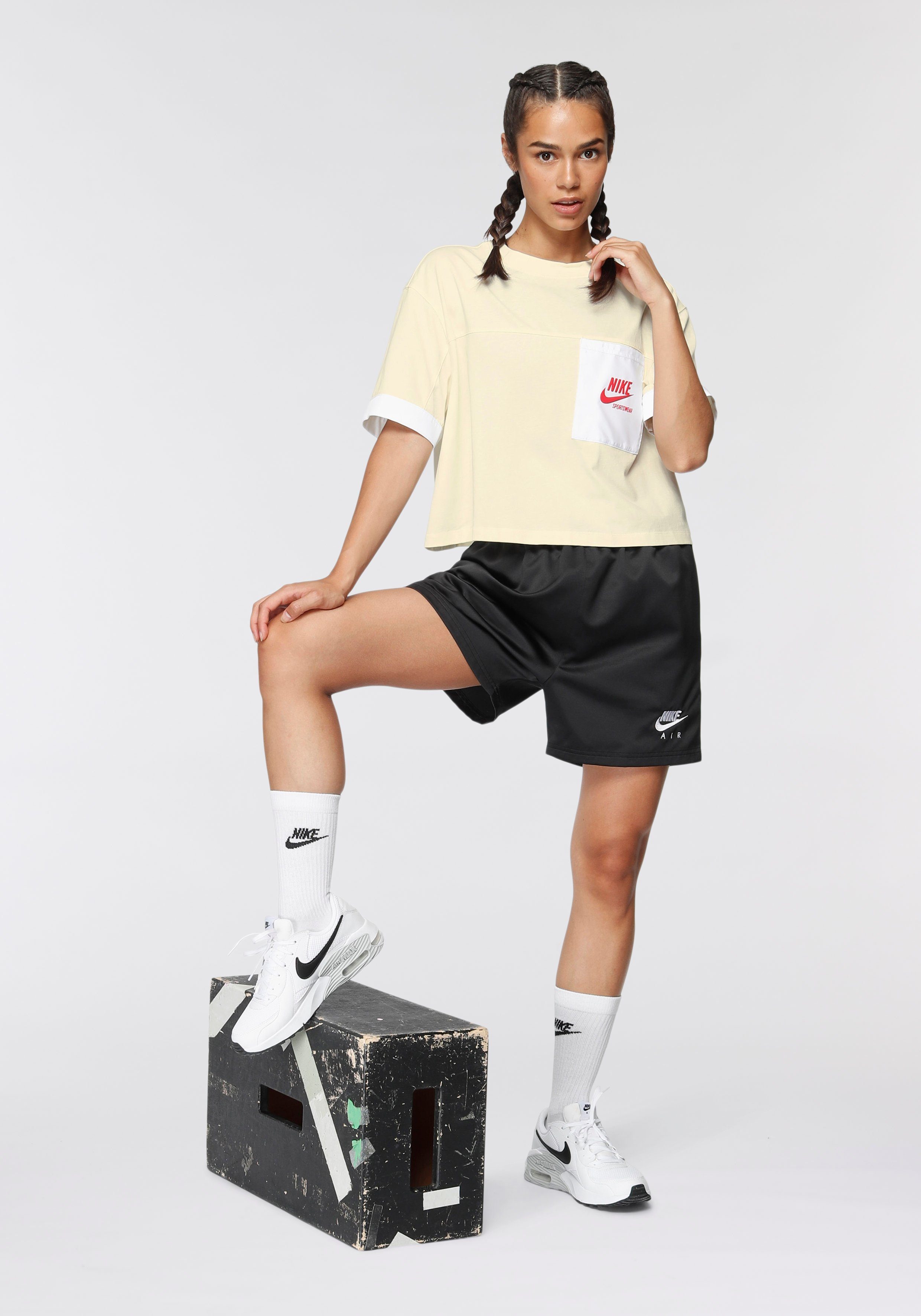 Sport Sporthosen Nike Sportswear Shorts AIR WOMENS SHORTS