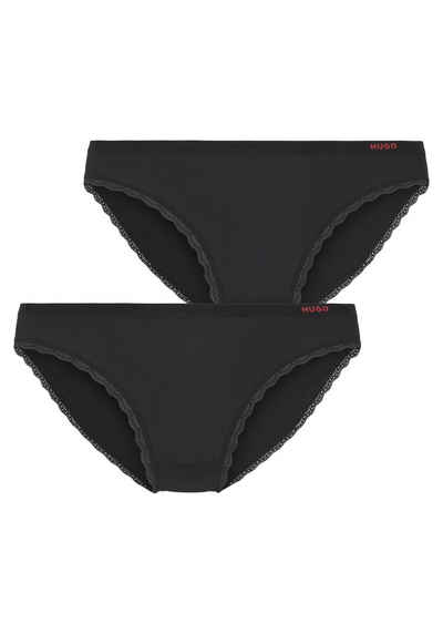 HUGO Slip TRIPLET BRIEF MICRO (Packung) mit Spitzenkante