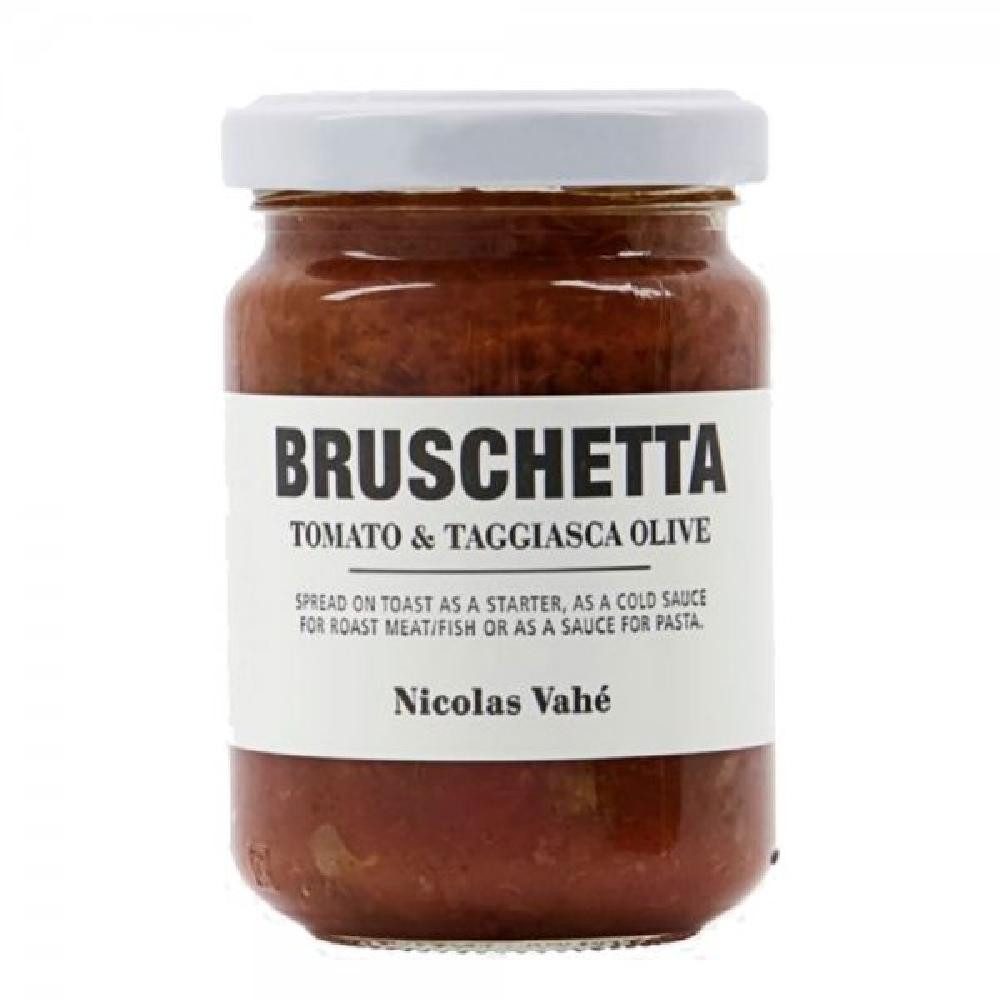 Nicolas Vahé Pesto Bruschetta-Zubereitung Tomate und Taggiasca Olive (135g)