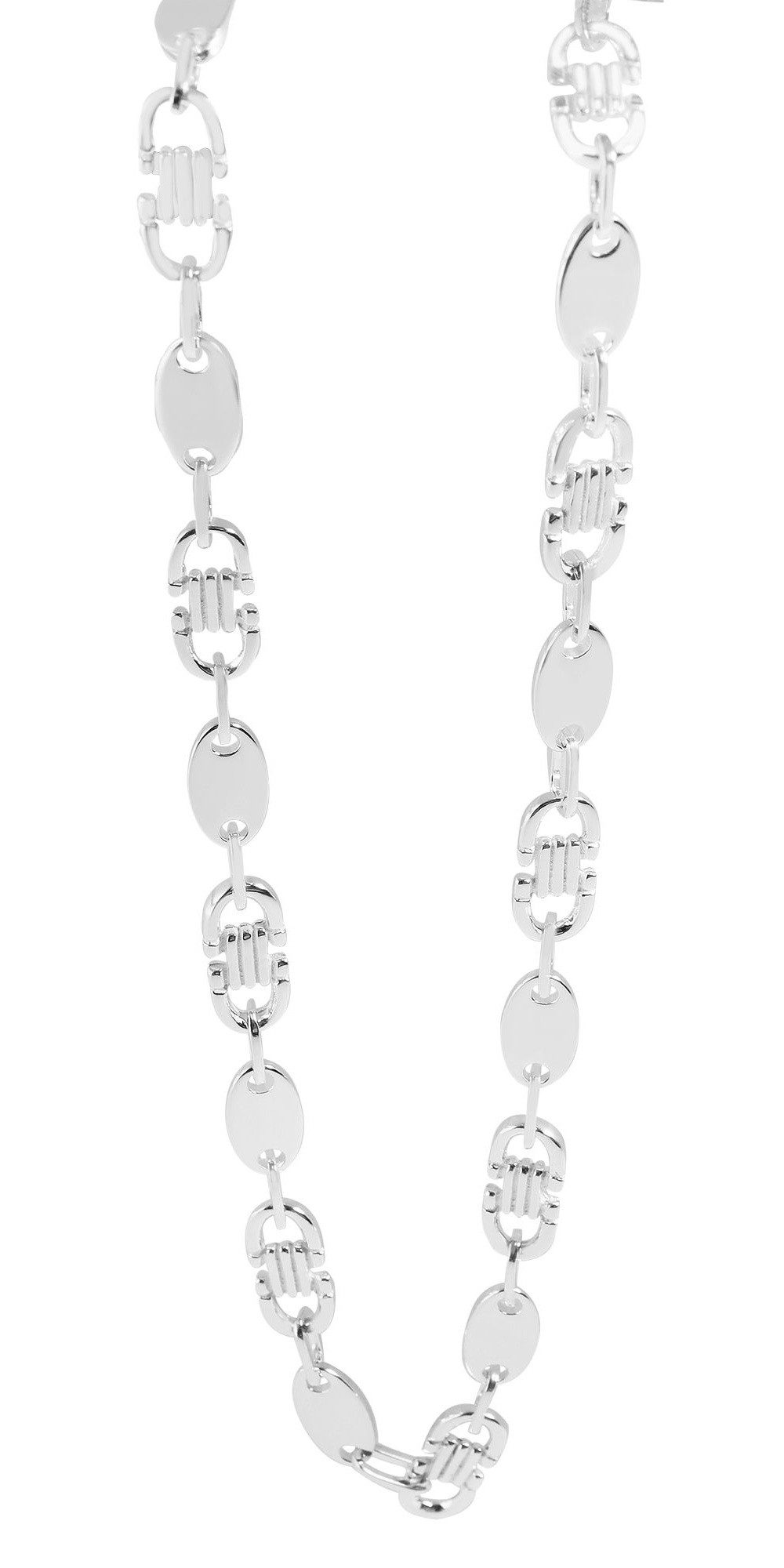 Adelia´s Kette ohne Anhänger Halskette – Plattenkette aus 925 Silber 55 cm, Perfekt als Geschenk zum Weihnachten