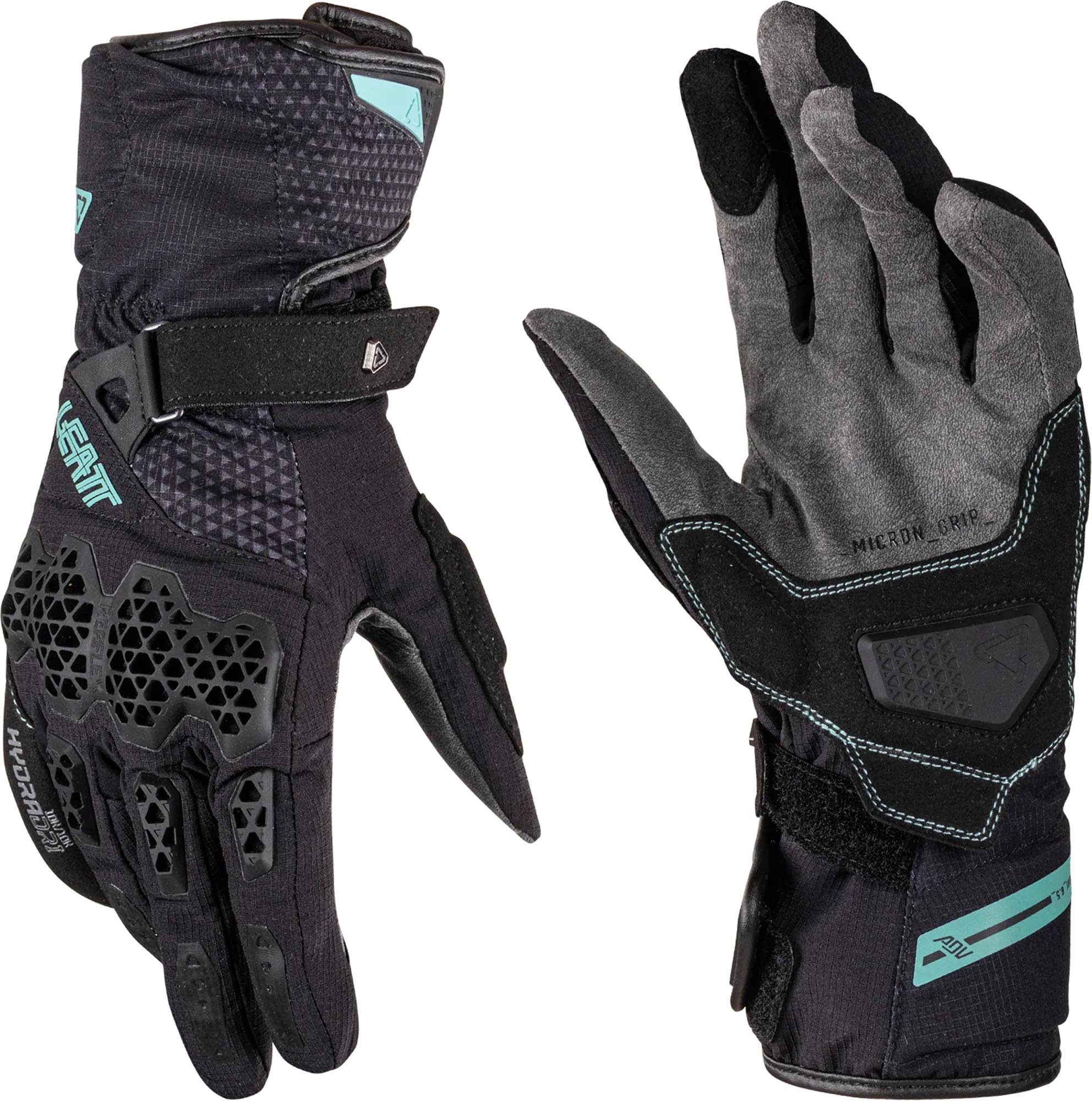 Leatt Motorradhandschuhe ADV HydraDri 6.5 wasserdichte Damen Motorrad Handschuhe Atmungsaktiv,reflektierende Elemente,Touchscreenbedienung möglich