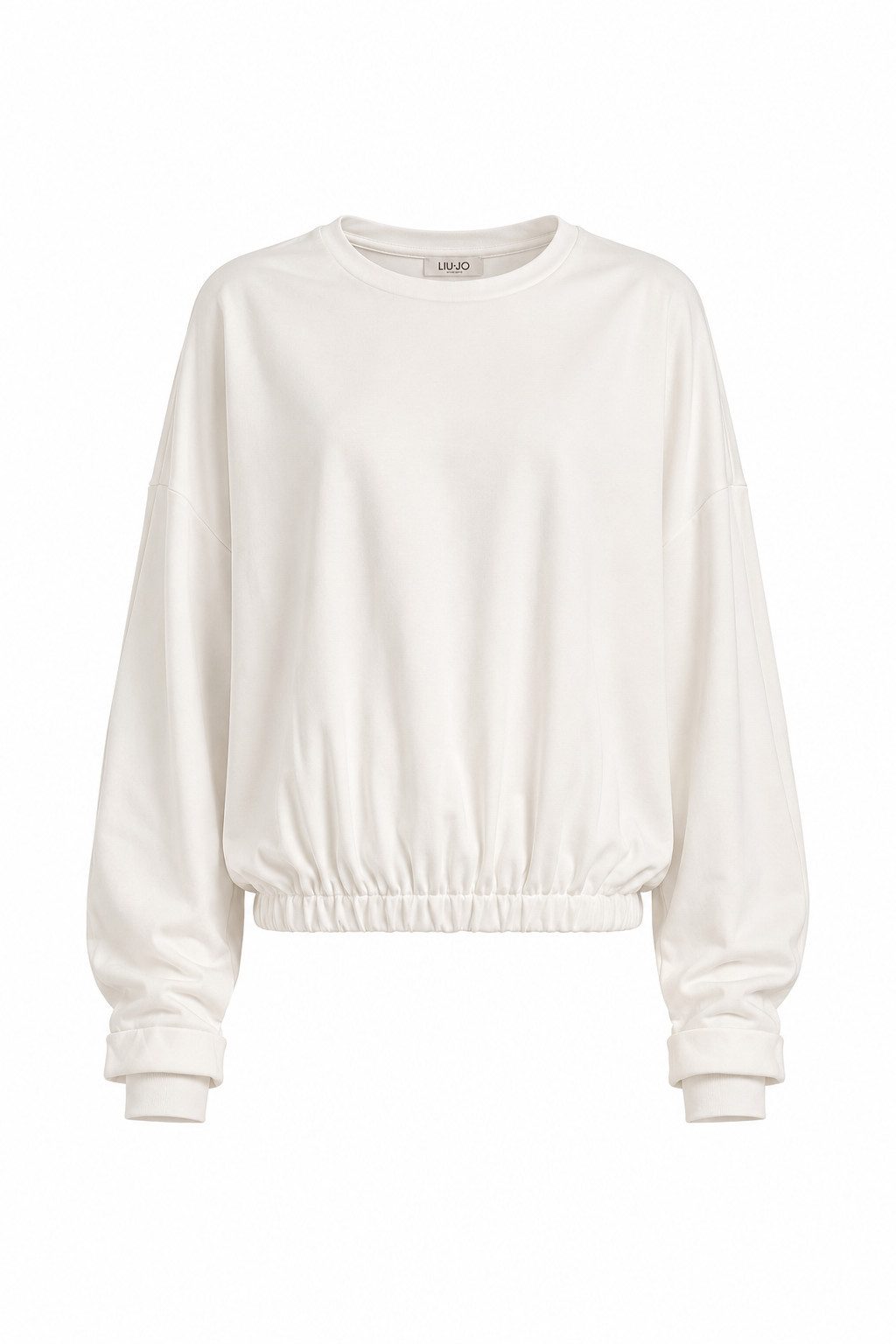 Liu Jo Sweatshirt Liu Jo Sweatshirt - Sweatshirt creme elastischer Bund für Damen
