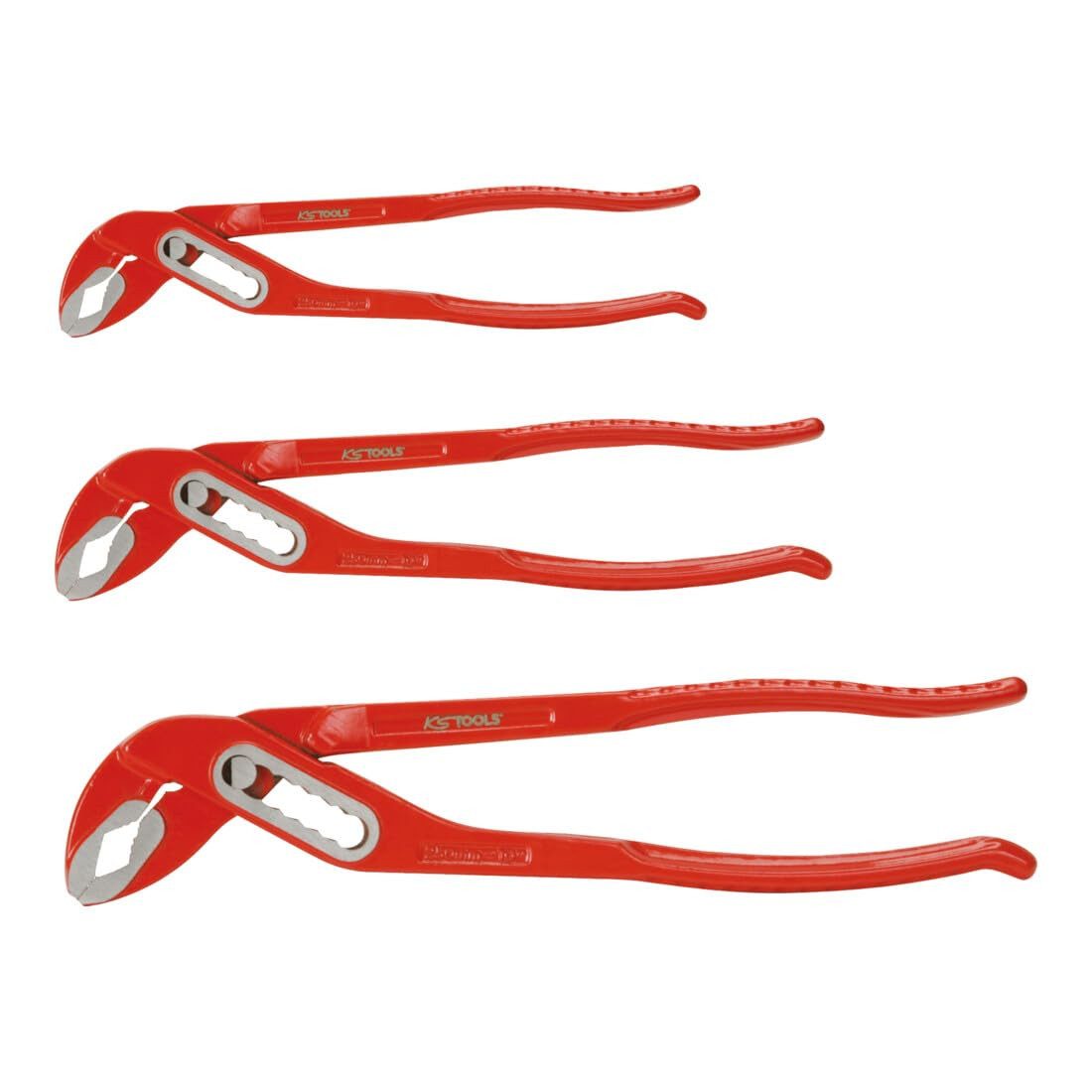KS Tools Zangenset KS Tools Wasserpumpenzangen-Satz, 3-teilig, 7"-12"
