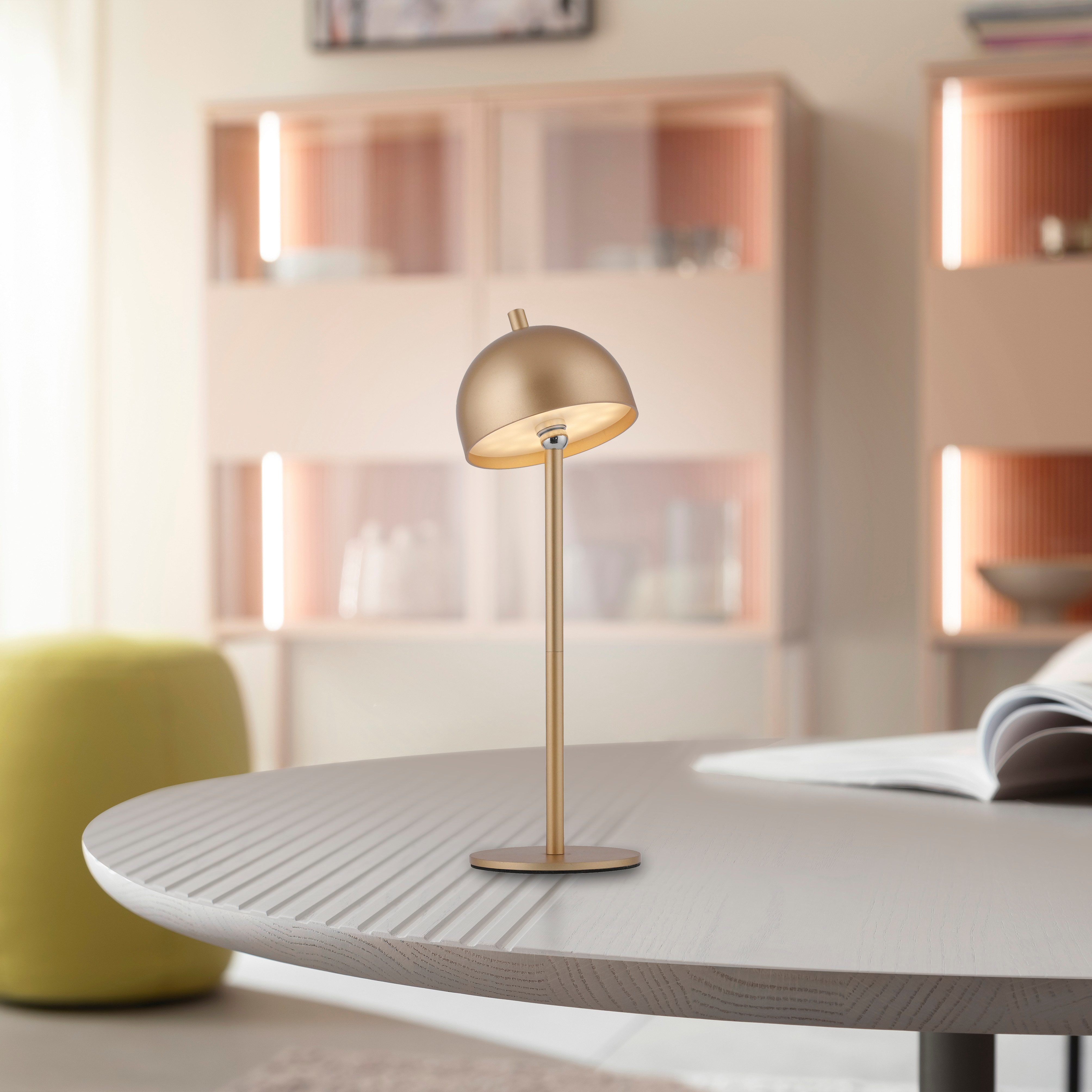 SCHÖNER WOHNEN-Kollektion LED Tischleuchte BELLIS, USB-Ladefunktion, LED fe günstig online kaufen