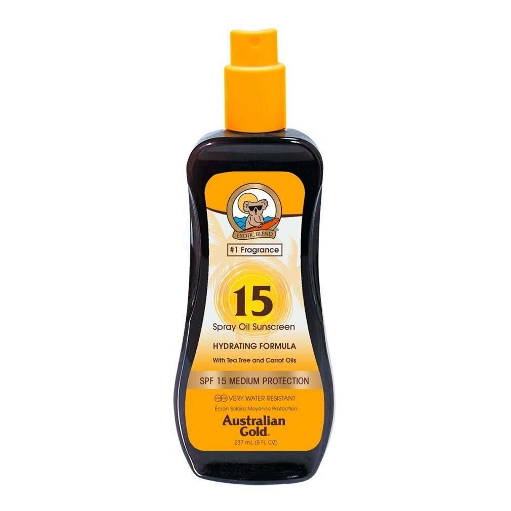 Selbstbräunungslotion SUNSCREEN SPF15 spray oil hydrating formula 237ml