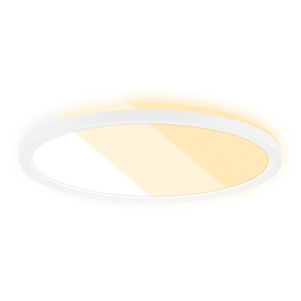 Briloner Leuchten LED Deckenleuchte 7555016, Bluetooth, LED fest integriert, 2700K - Extra-Warmweiß, Farbtemperatur über CTS Schalter regelbar, eckig, weiß, 42 cm