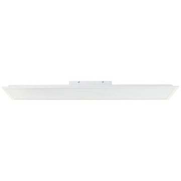 Lightbox LED Panel, LED fest integriert, kaltweiß, LED Deckenaufbau-Paneel, 100 x 25 cm, 2700 lm, 4000 K, Aluminium, weiß