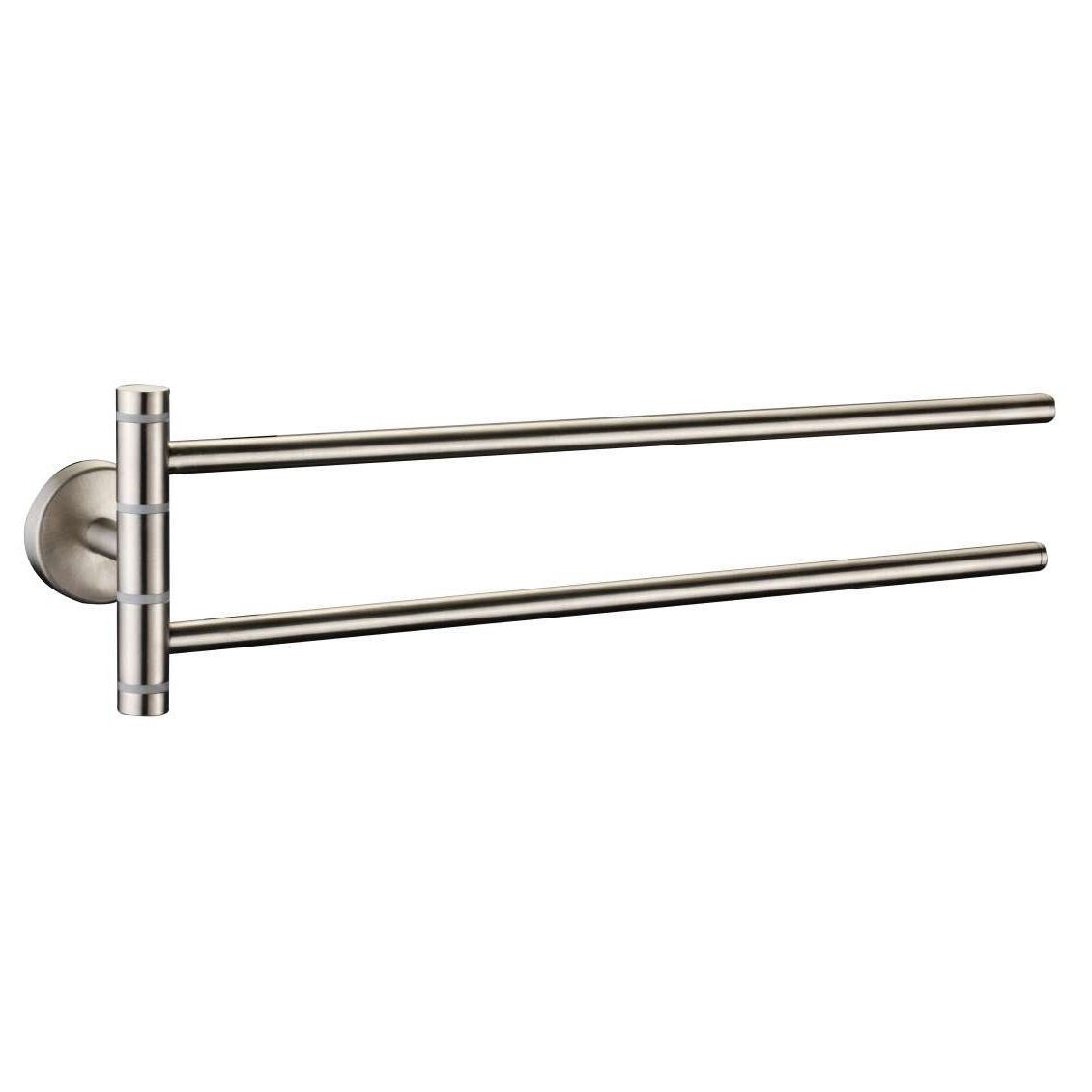 NEG Полотенцесушители NEG Doppel-Handtuch-Halter Annika (Edelstahl/silbe, Verdeckte Montage
